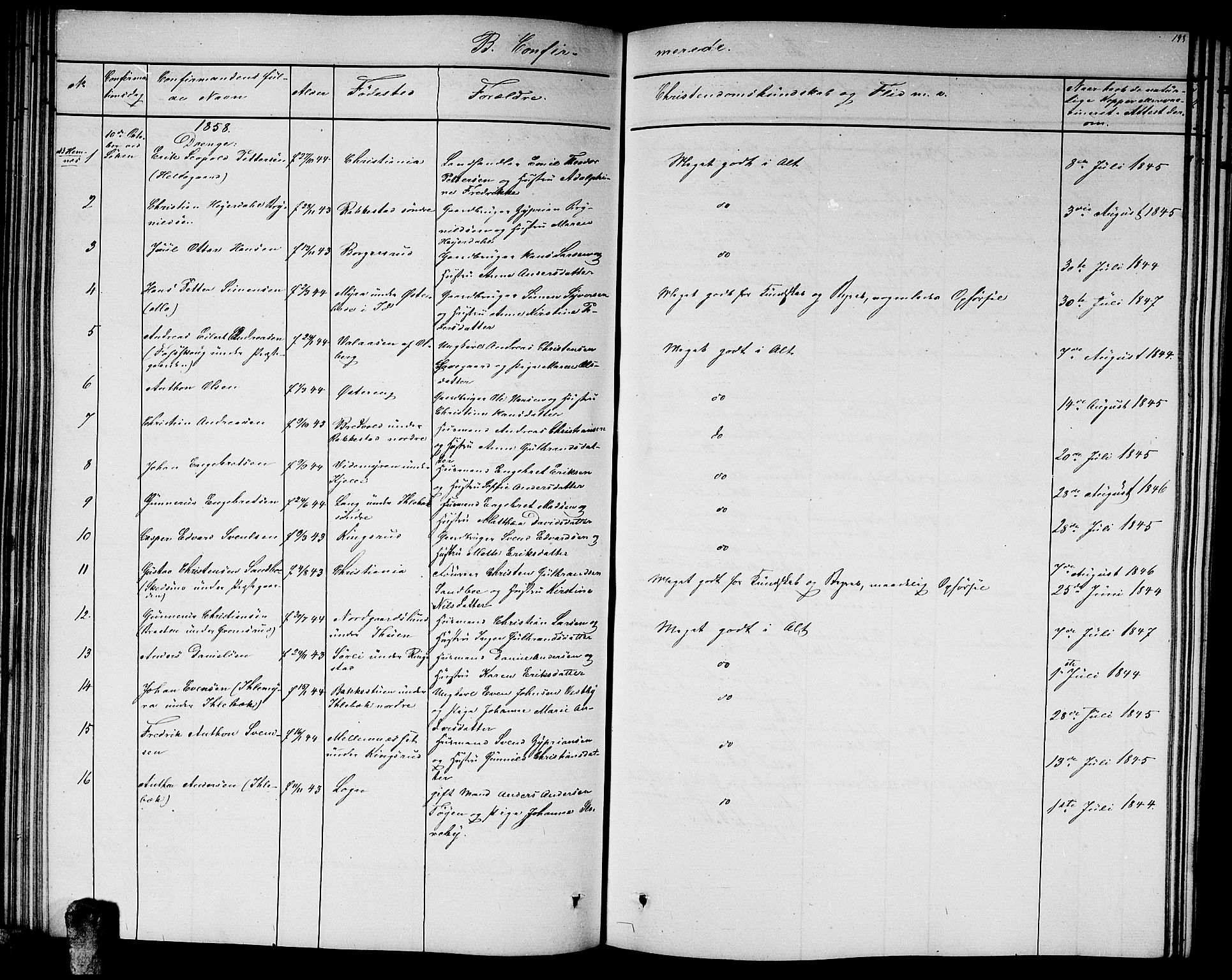 Høland prestekontor Kirkebøker, AV/SAO-A-10346a/G/Ga/L0004: Parish register (copy) no. I 4, 1854-1862, p. 193