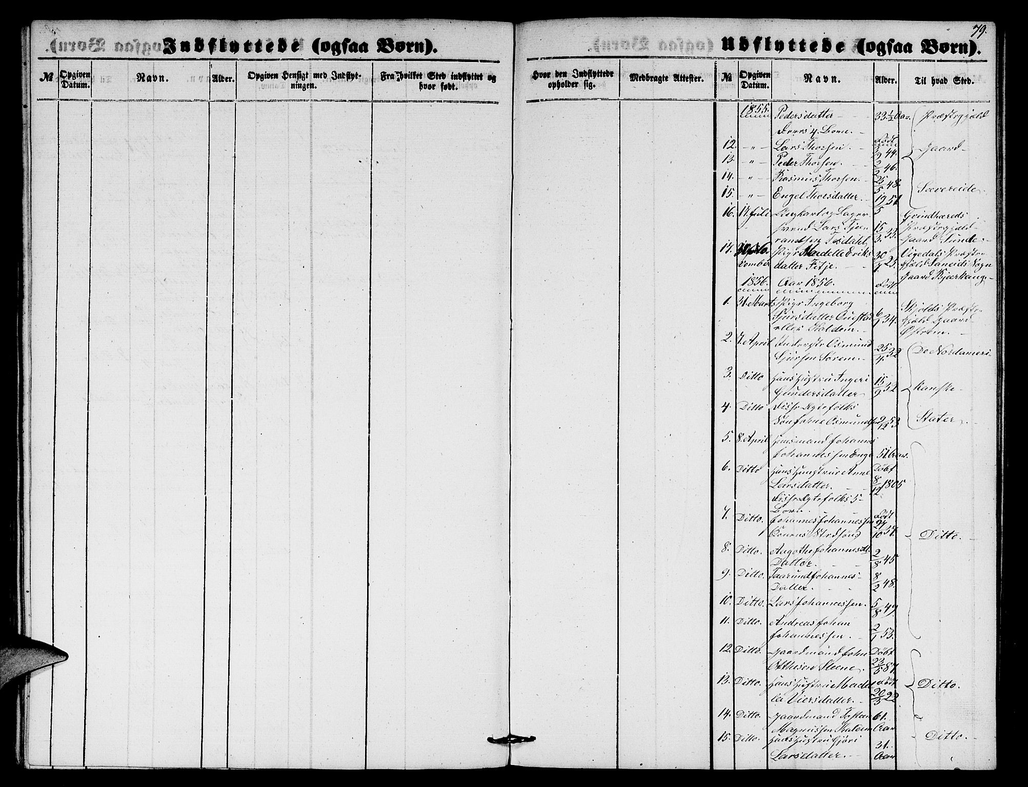 Etne sokneprestembete, AV/SAB-A-75001/H/Hab: Parish register (copy) no. A 2, 1851-1862, p. 79