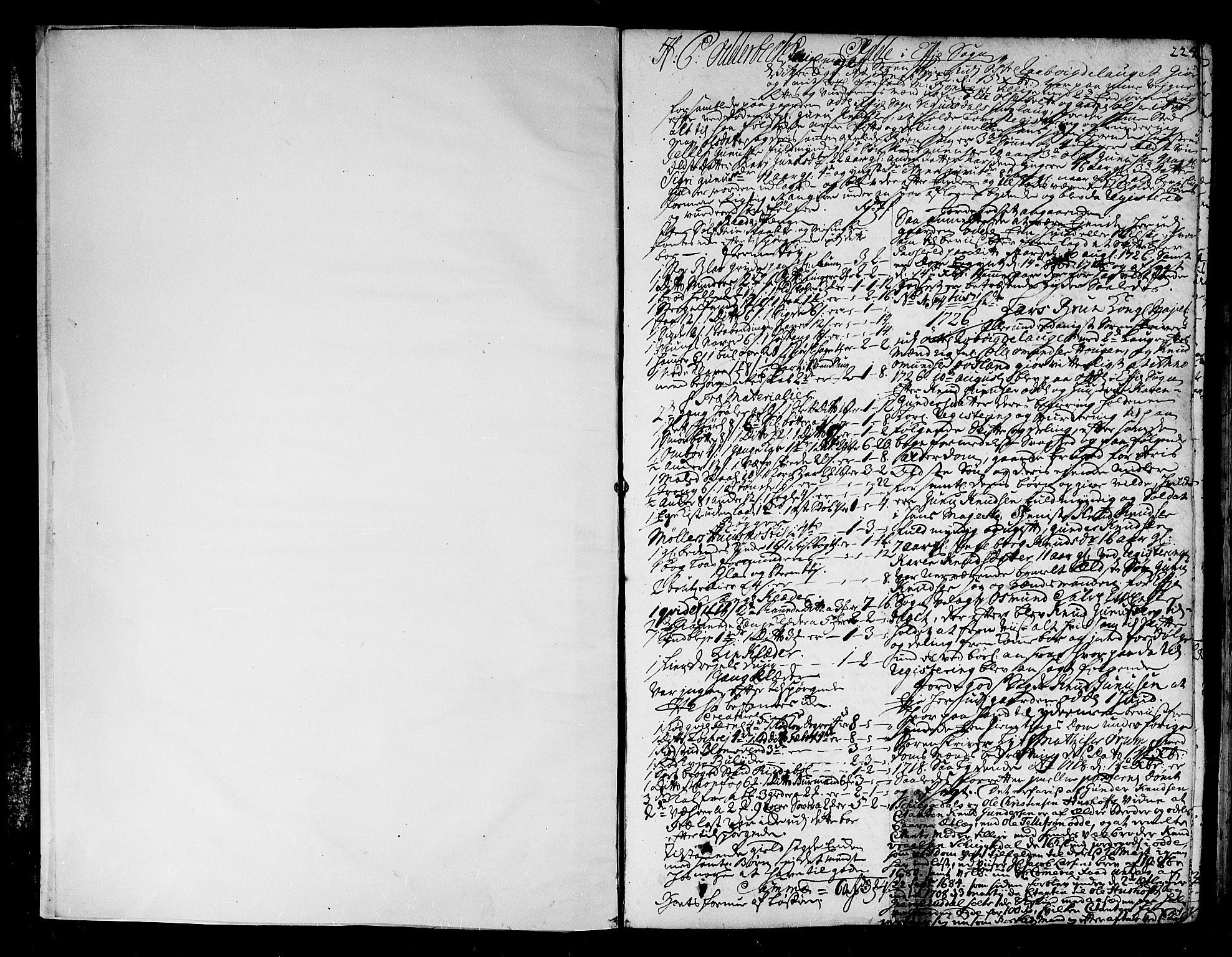 Østre Råbyggelag sorenskriveri, SAK/1221-0016/H/Hc/L0013: Skifteprotokoll nr 12b med register, 1752-1762, p. 224