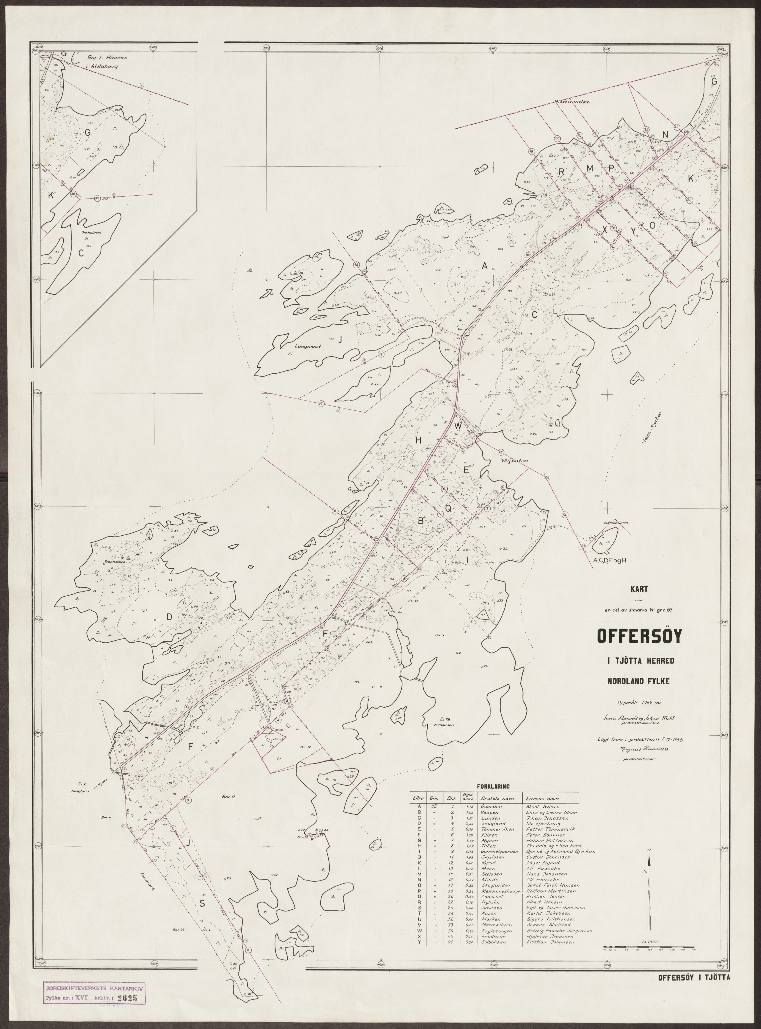 Jordskifteverkets kartarkiv, RA/S-3929/T, 1859-1988, p. 3354