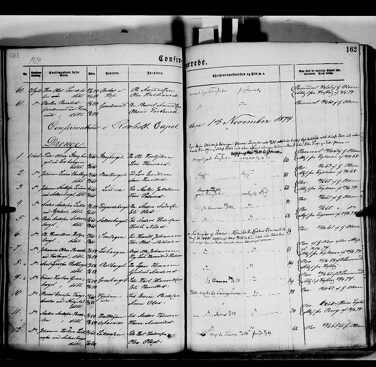 Grue prestekontor, AV/SAH-PREST-036/H/Ha/Haa/L0011: Parish register (official) no. 11, 1873-1880, p. 162