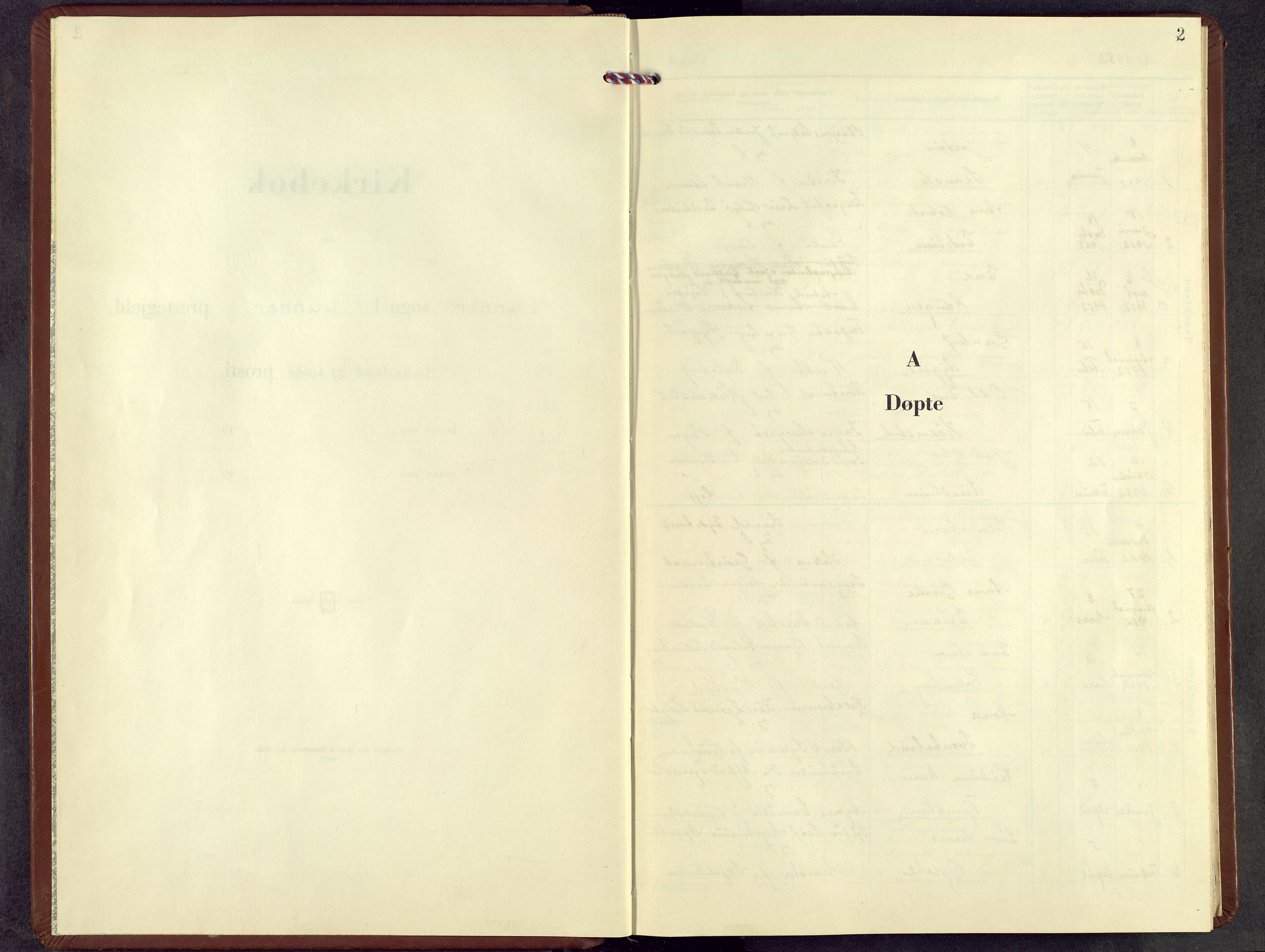 Lunner prestekontor, SAH/PREST-118/H/Ha/Hab/L0005: Parish register (copy) no. 5, 1953-1967, p. 2