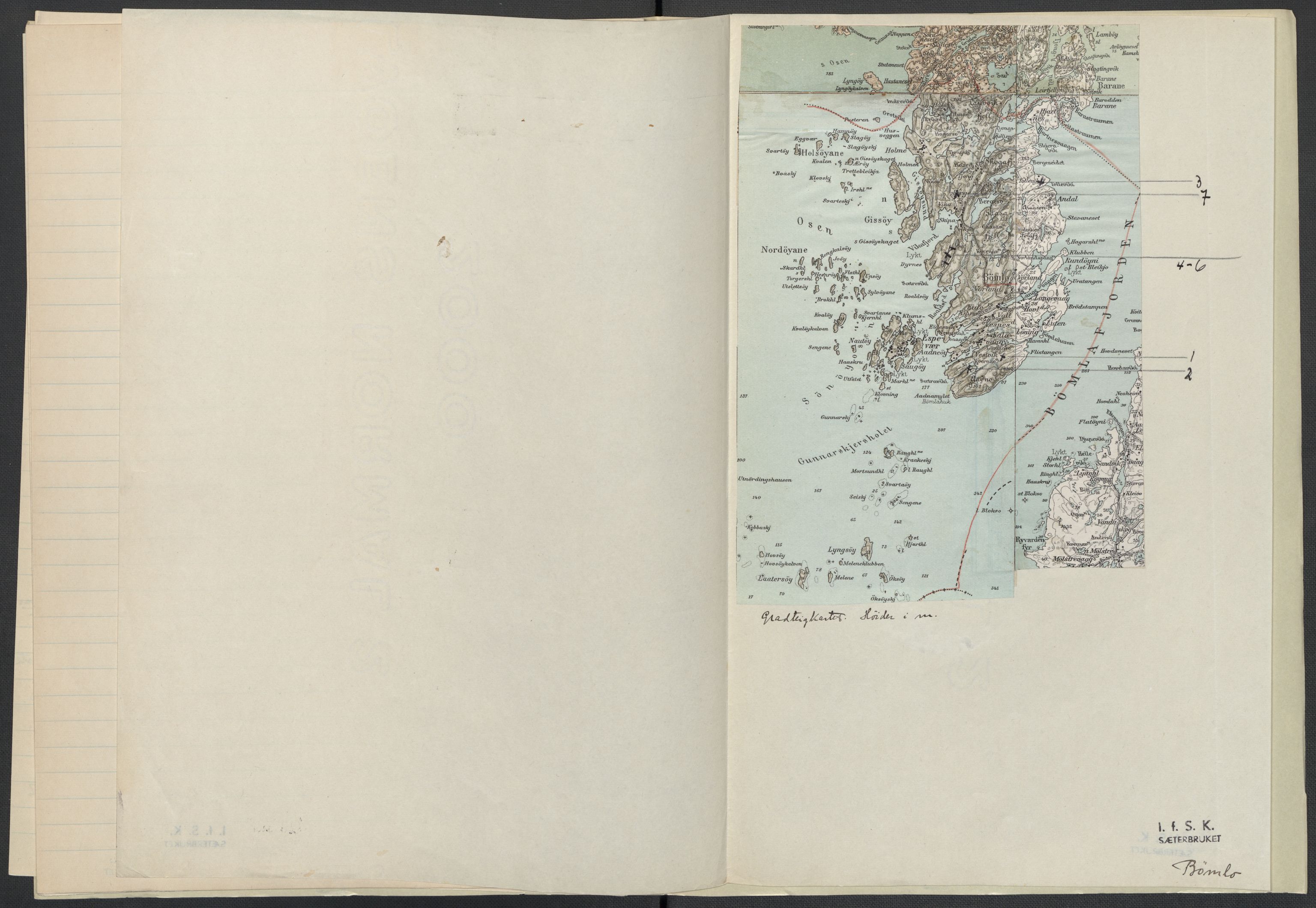 Instituttet for sammenlignende kulturforskning, RA/PA-0424/F/Fc/L0009/0003: Eske B9: / Hordaland (perm XXIV), 1933-1938