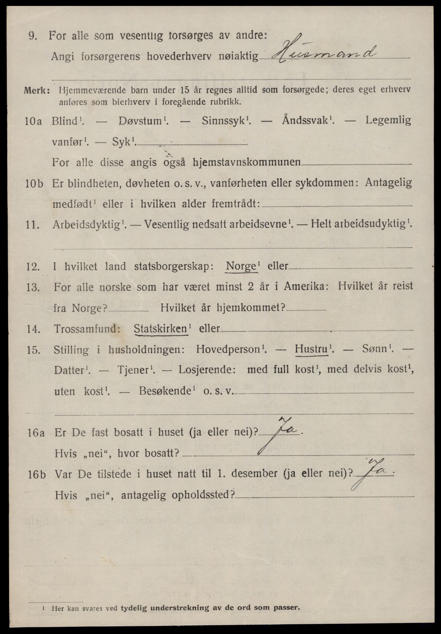 SAT, 1920 census for Skodje, 1920, p. 1818