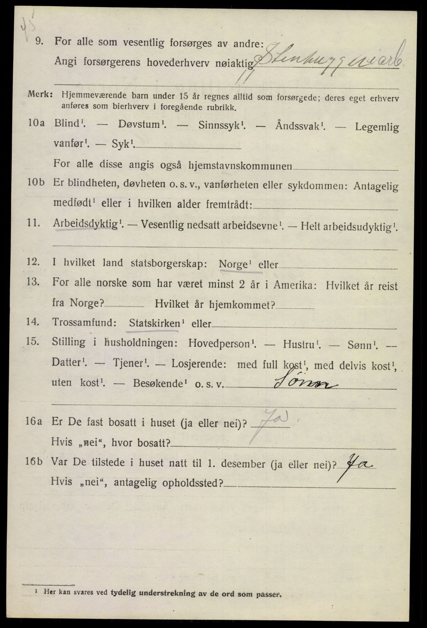 SAKO, 1920 census for Røyken, 1920, p. 3621