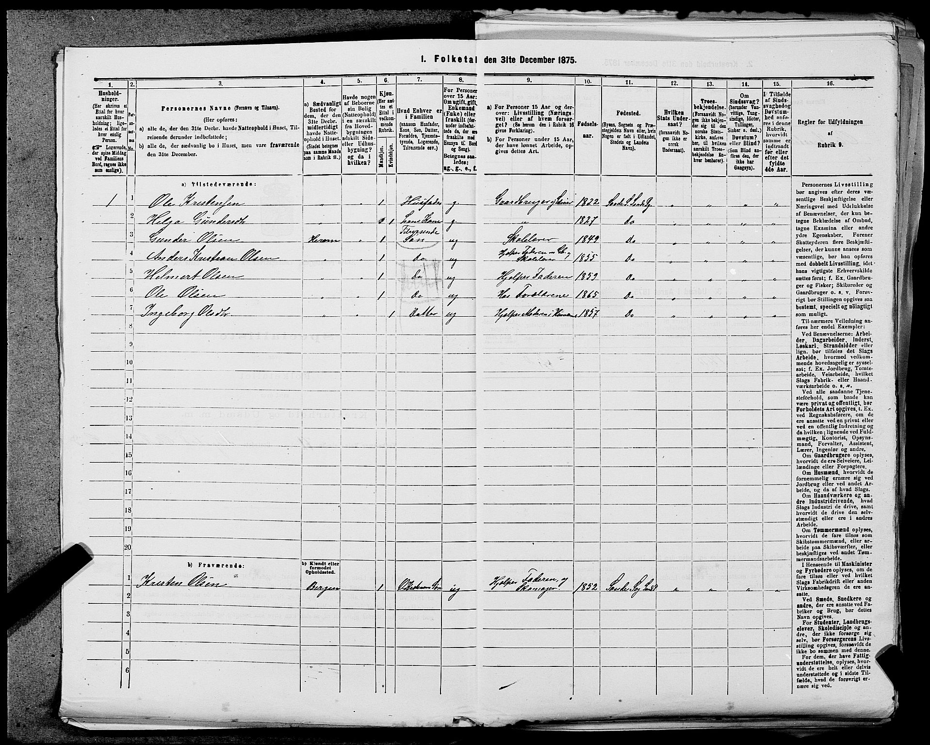 SAST, 1875 census for 1136P Sand, 1875, p. 1012