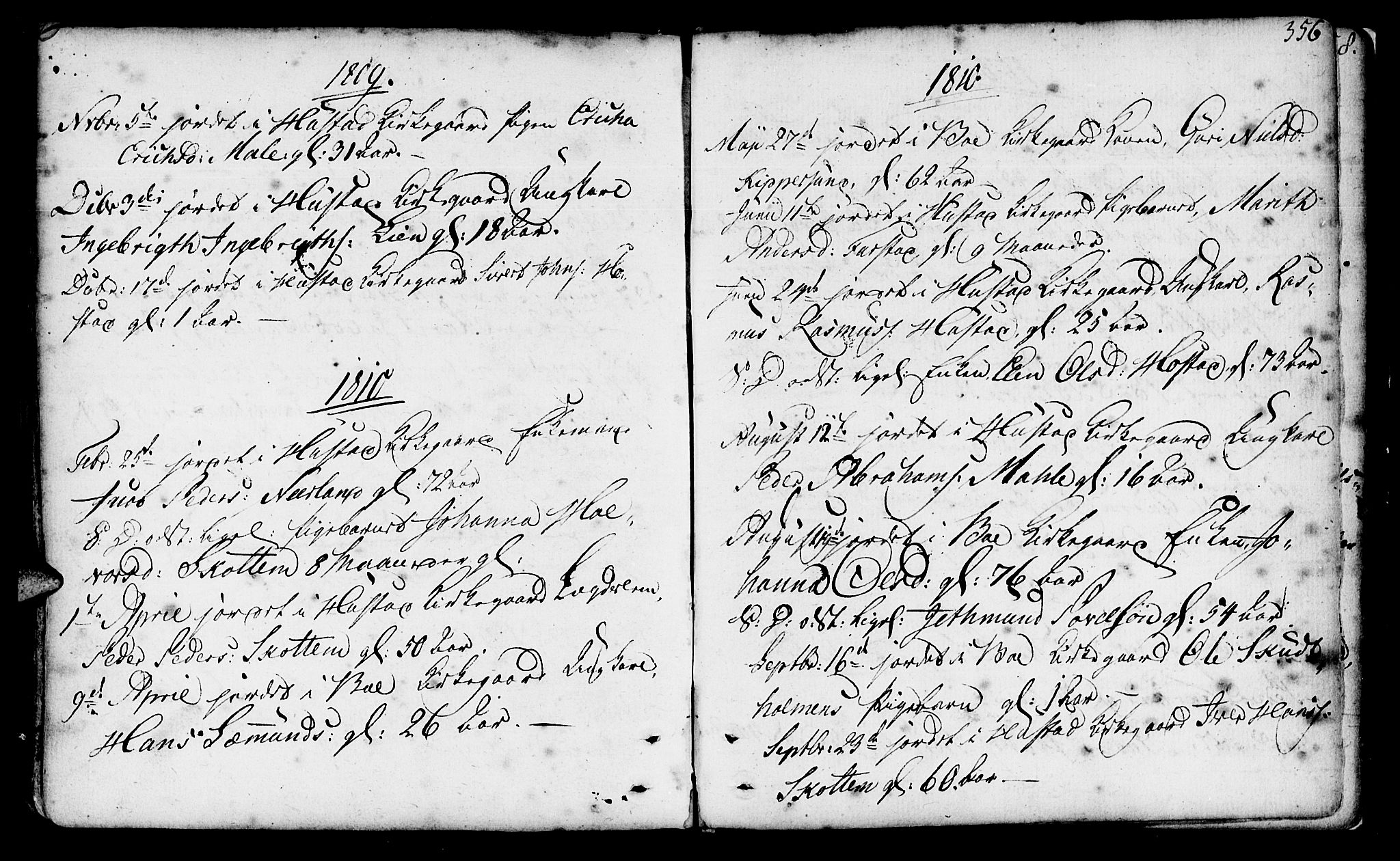 Ministerialprotokoller, klokkerbøker og fødselsregistre - Møre og Romsdal, AV/SAT-A-1454/566/L0761: Parish register (official) no. 566A02 /1, 1767-1817, p. 356