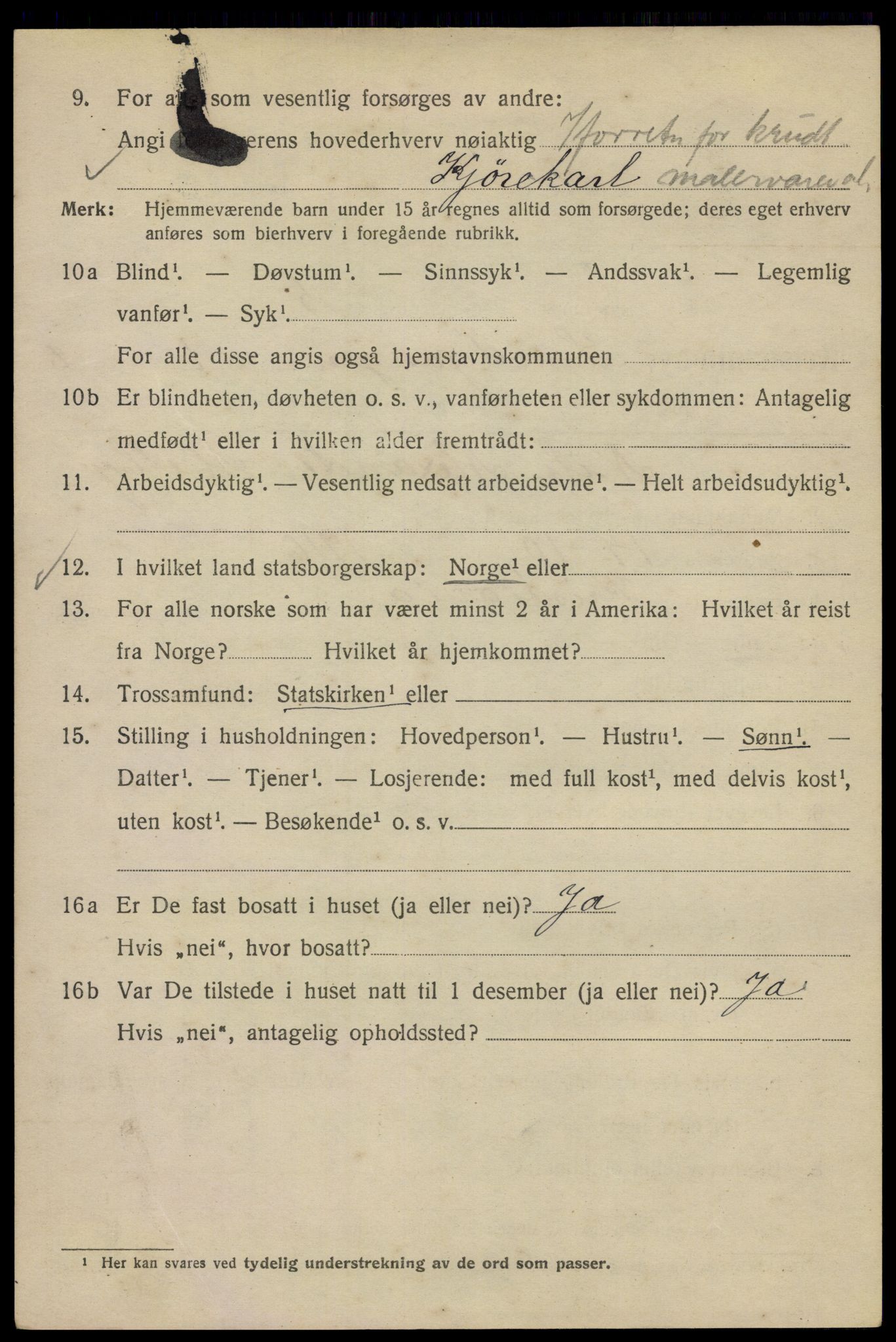 SAO, 1920 census for Kristiania, 1920, p. 519158