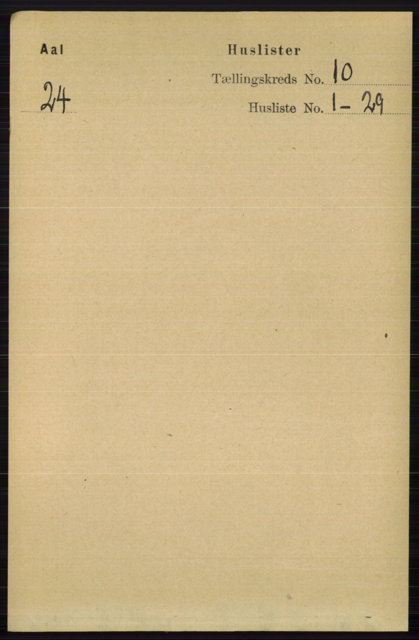 RA, 1891 census for 0619 Ål, 1891, p. 2661