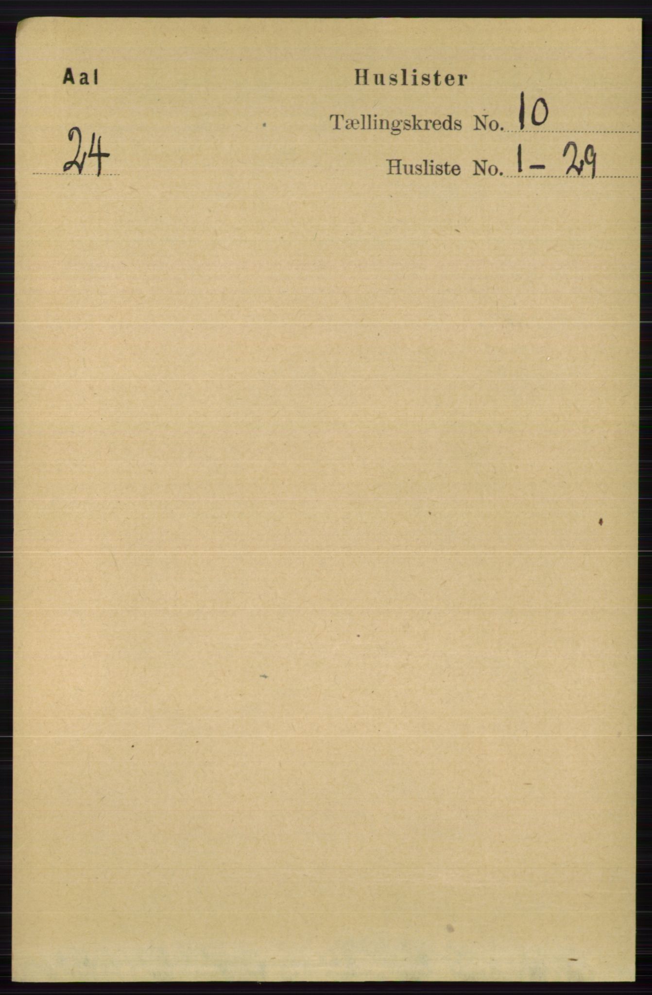 RA, 1891 census for 0619 Ål, 1891, p. 2661