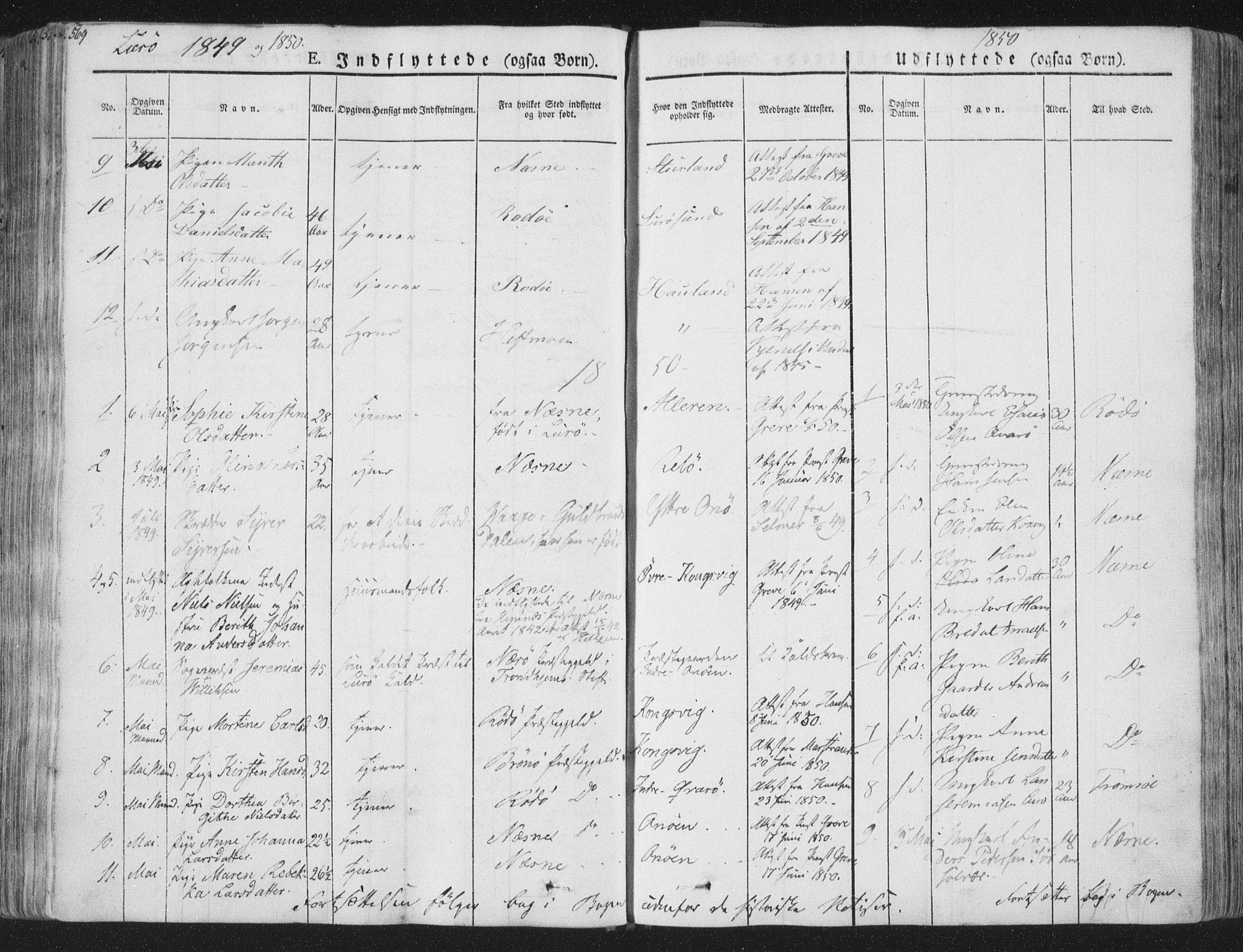 Ministerialprotokoller, klokkerbøker og fødselsregistre - Nordland, AV/SAT-A-1459/839/L0566: Parish register (official) no. 839A03, 1825-1862, p. 569