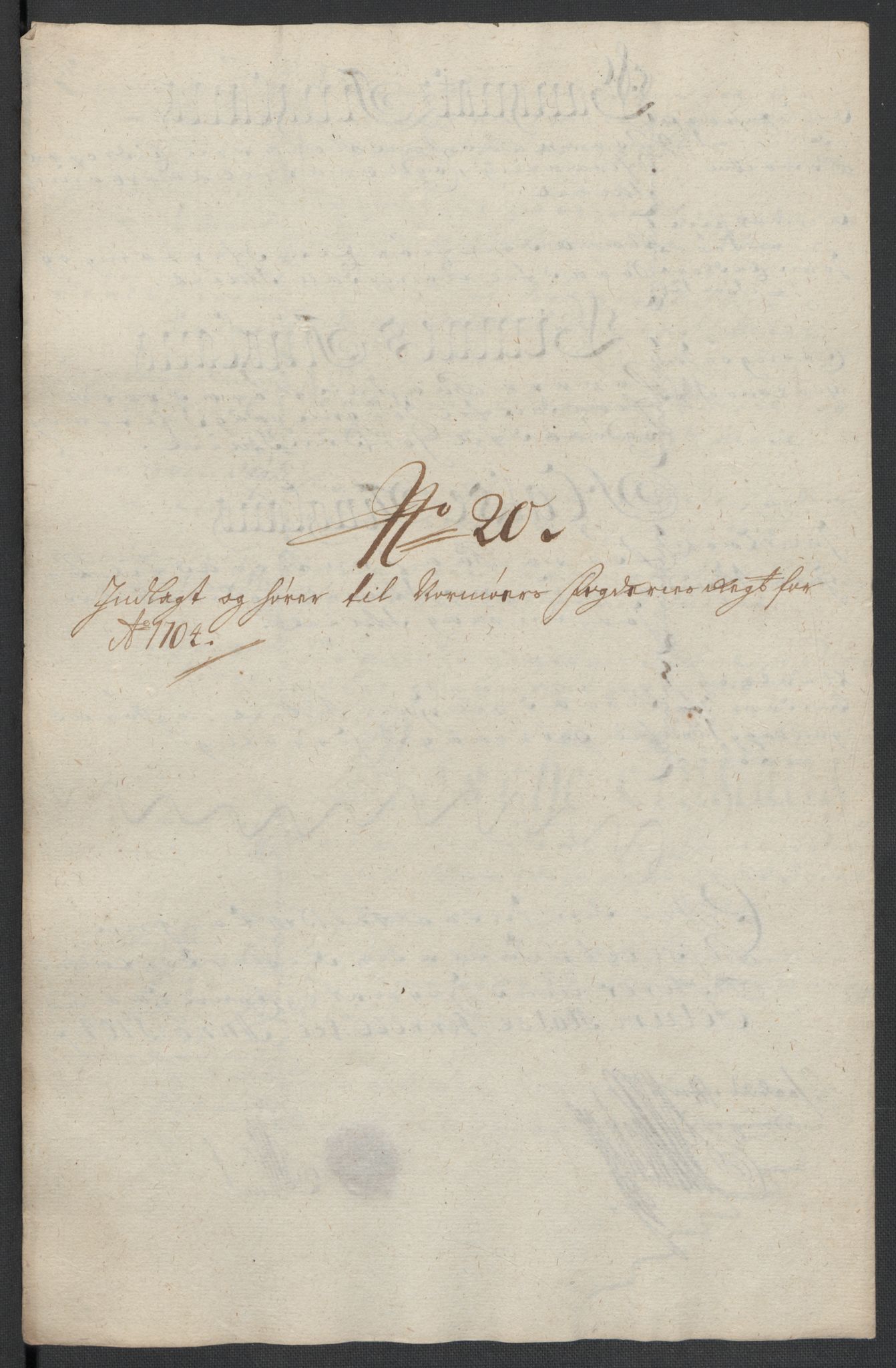 Rentekammeret inntil 1814, Reviderte regnskaper, Fogderegnskap, RA/EA-4092/R56/L3740: Fogderegnskap Nordmøre, 1703-1704, p. 334