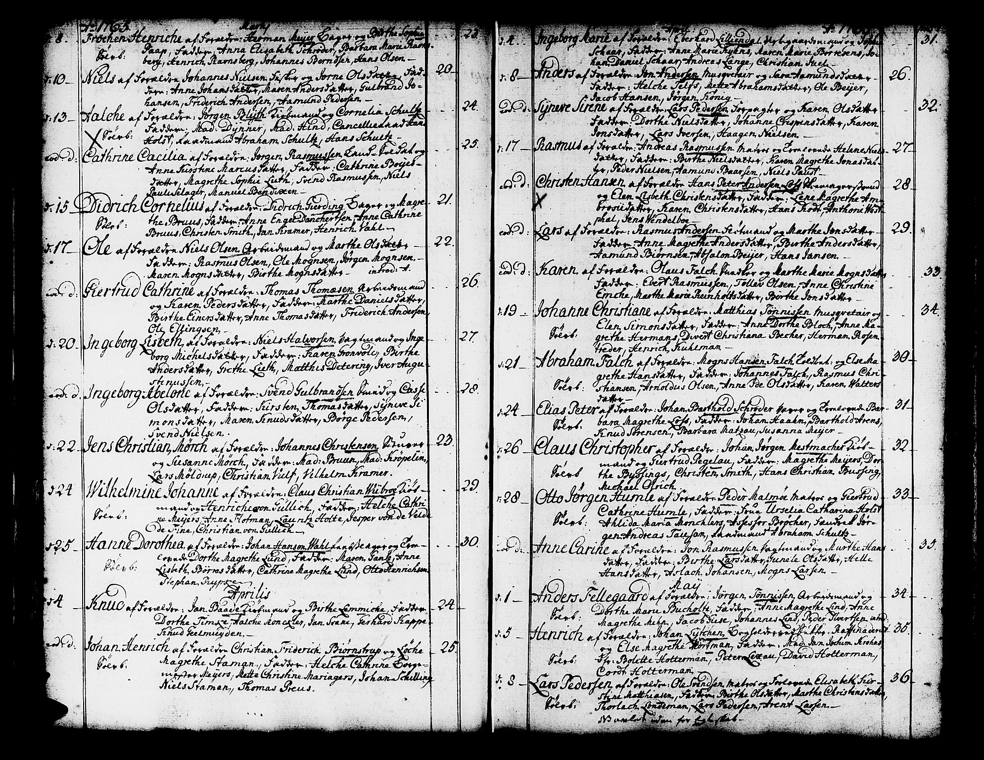 Domkirken sokneprestembete, AV/SAB-A-74801/H/Haa/L0003: Parish register (official) no. A 3, 1758-1789, p. 86-87