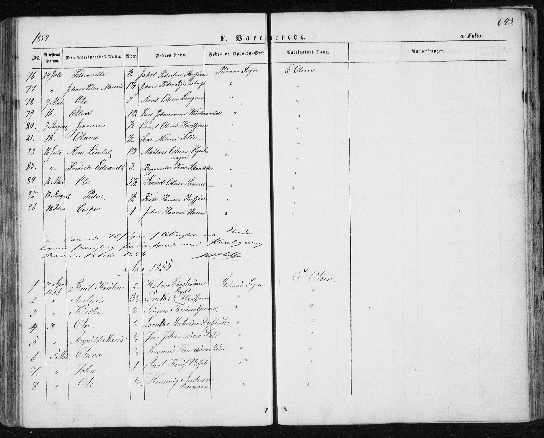 Ministerialprotokoller, klokkerbøker og fødselsregistre - Sør-Trøndelag, SAT/A-1456/681/L0931: Parish register (official) no. 681A09, 1845-1859, p. 643
