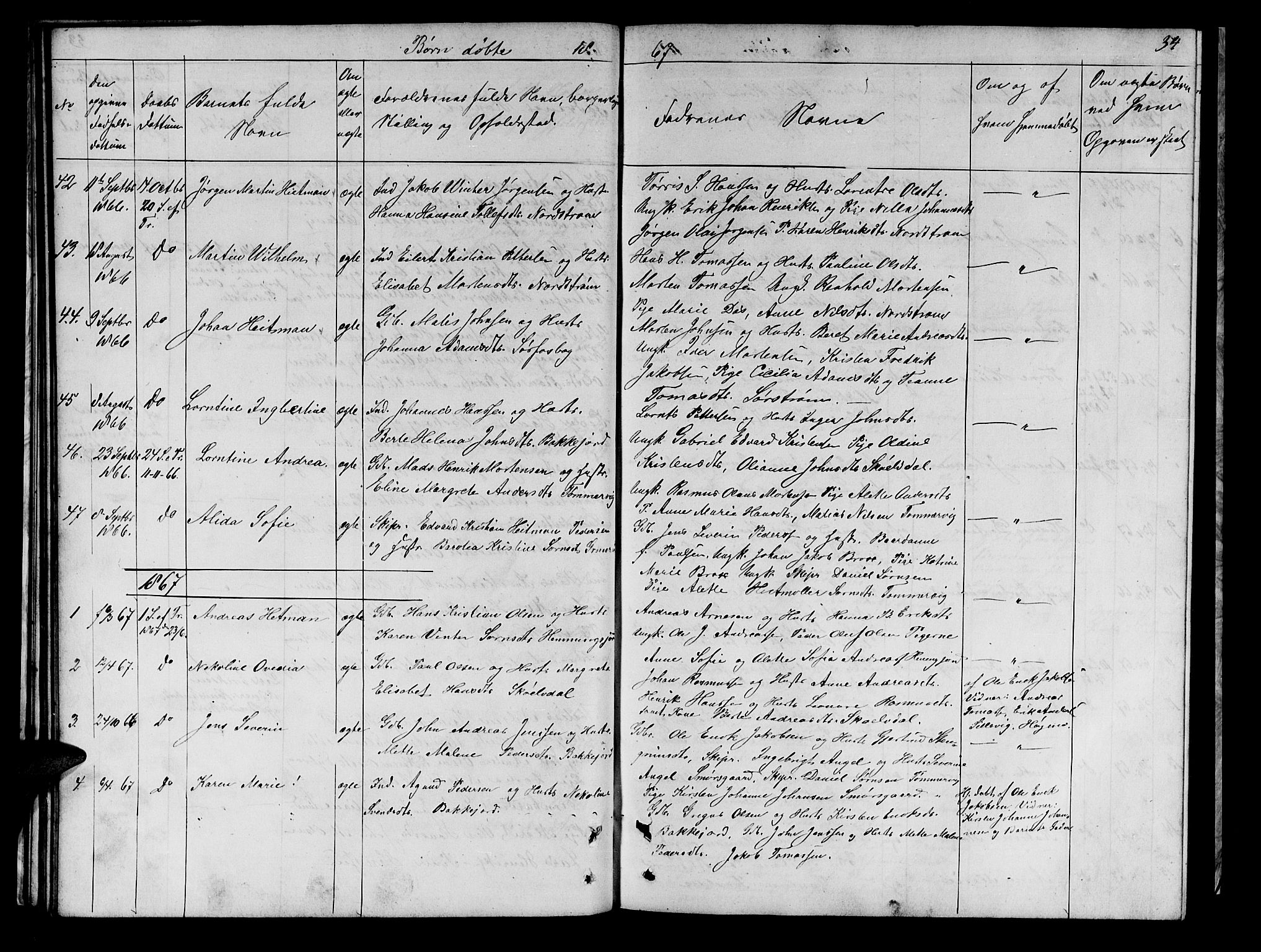 Tranøy sokneprestkontor, SATØ/S-1313/I/Ia/Iab/L0021klokker: Parish register (copy) no. 21, 1861-1886, p. 34