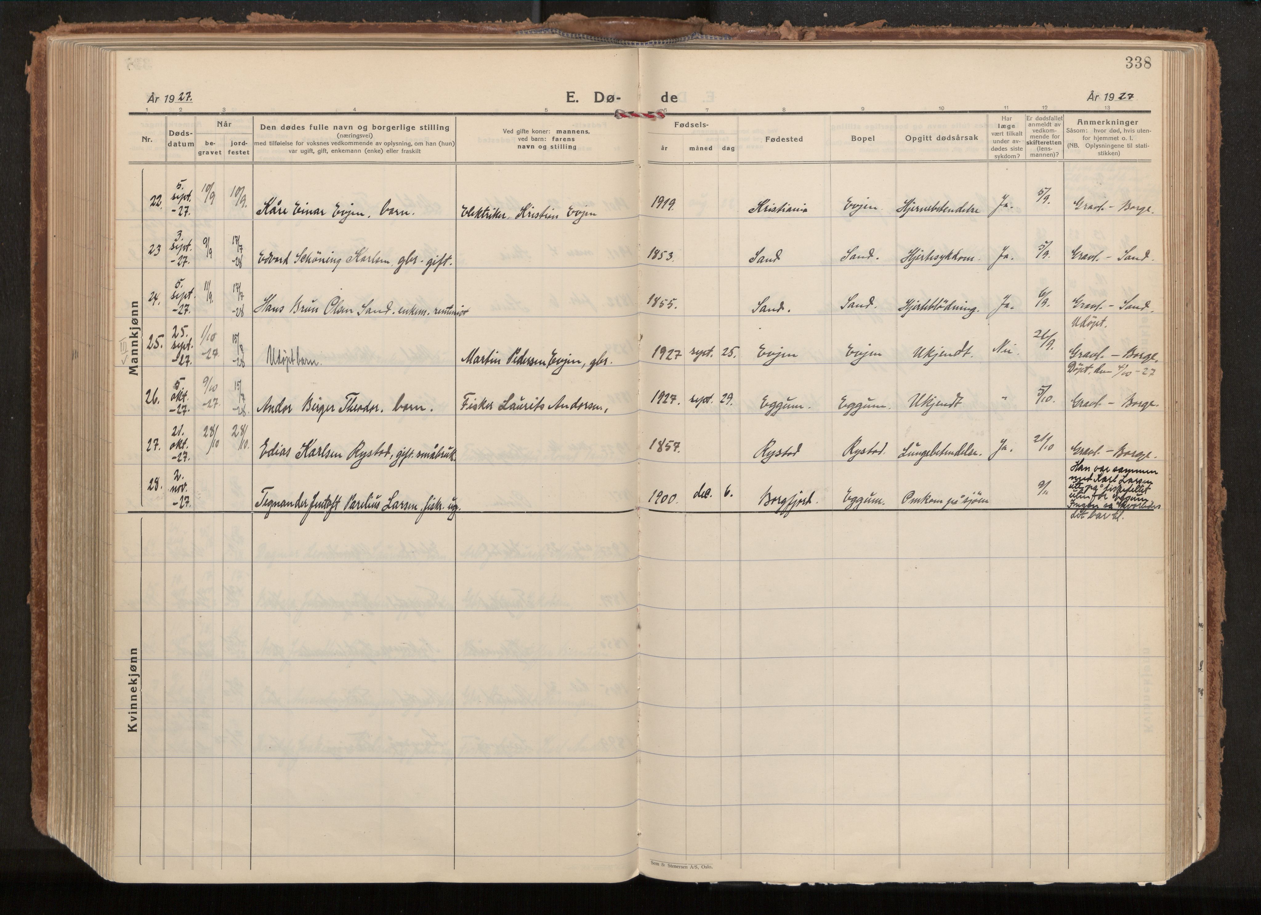 Ministerialprotokoller, klokkerbøker og fødselsregistre - Nordland, AV/SAT-A-1459/880/L1137: Parish register (official) no. 880A11, 1927-1944, p. 338