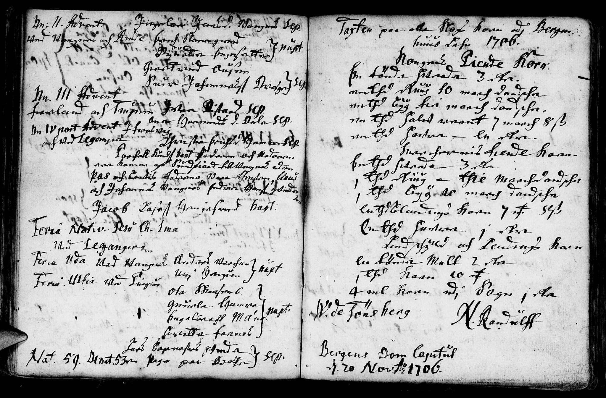 Leikanger sokneprestembete, AV/SAB-A-81001/H/Haa/Haaa/L0001: Parish register (official) no. A 1, 1690-1734, p. 70