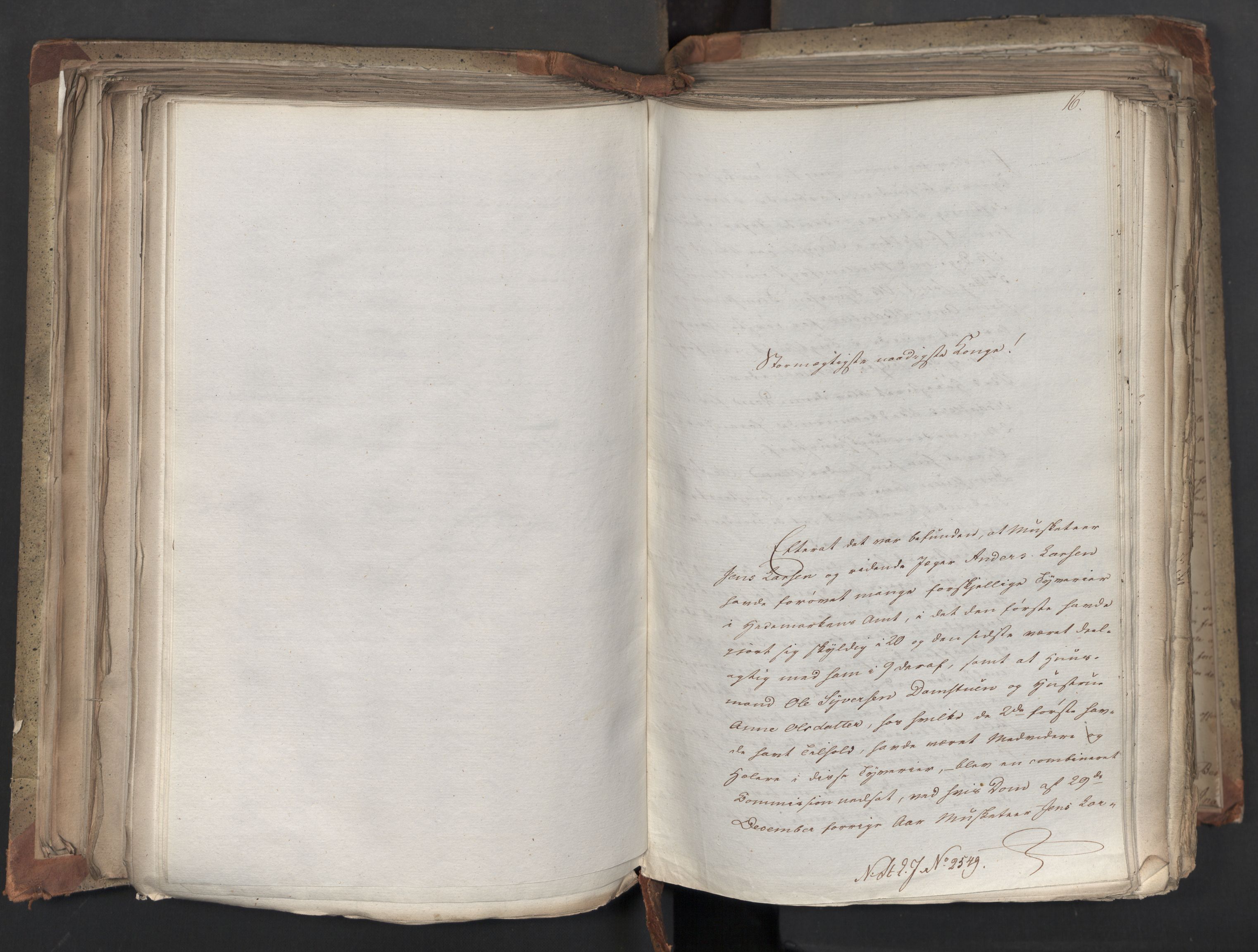 Statsrådsavdelingen i Stockholm, AV/RA-S-1003/D/Da/L0042: Regjeringsinnstillinger nr. 2467-2705, 1825, p. 252