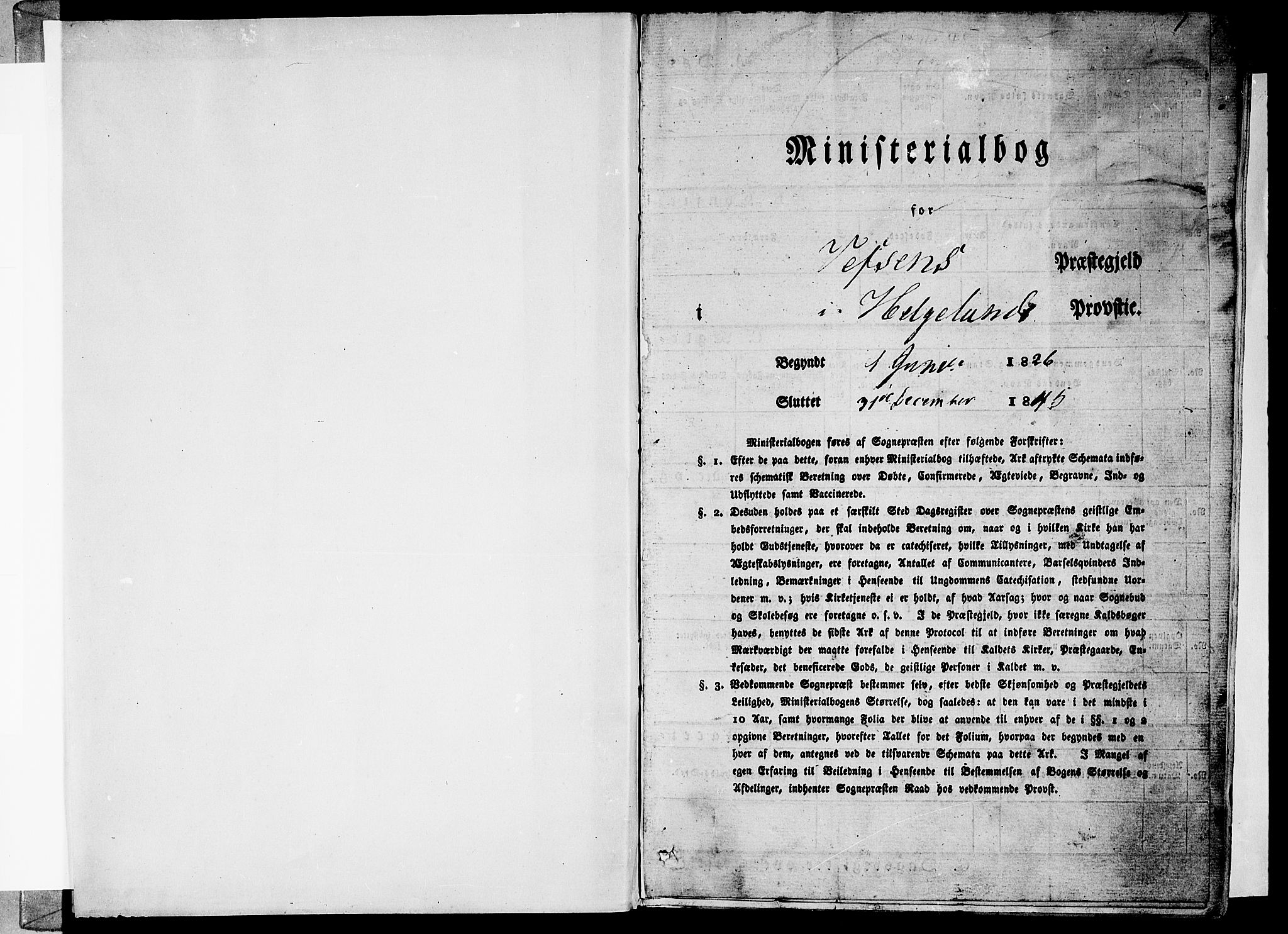 Ministerialprotokoller, klokkerbøker og fødselsregistre - Nordland, AV/SAT-A-1459/820/L0289: Parish register (official) no. 820A10, 1826-1845