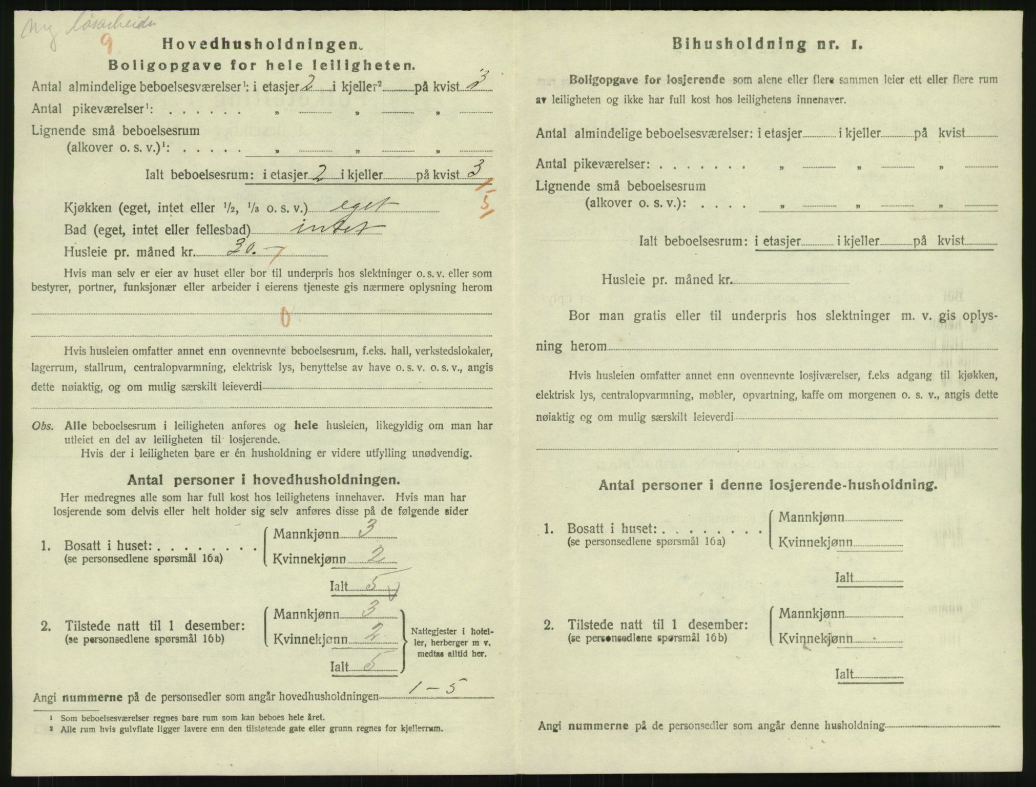 SAT, 1920 census for Bodø, 1920, p. 1038