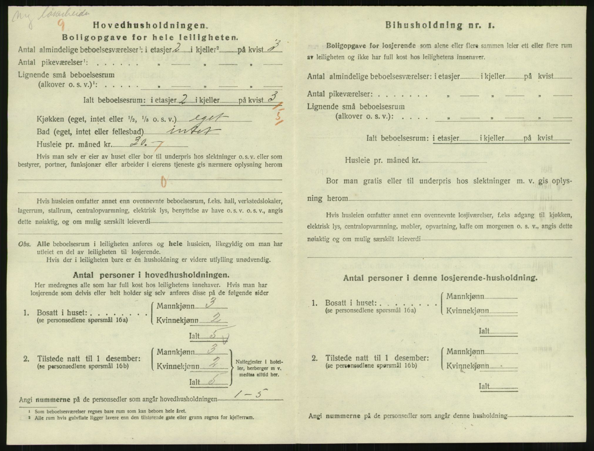 SAT, 1920 census for Bodø, 1920, p. 1038