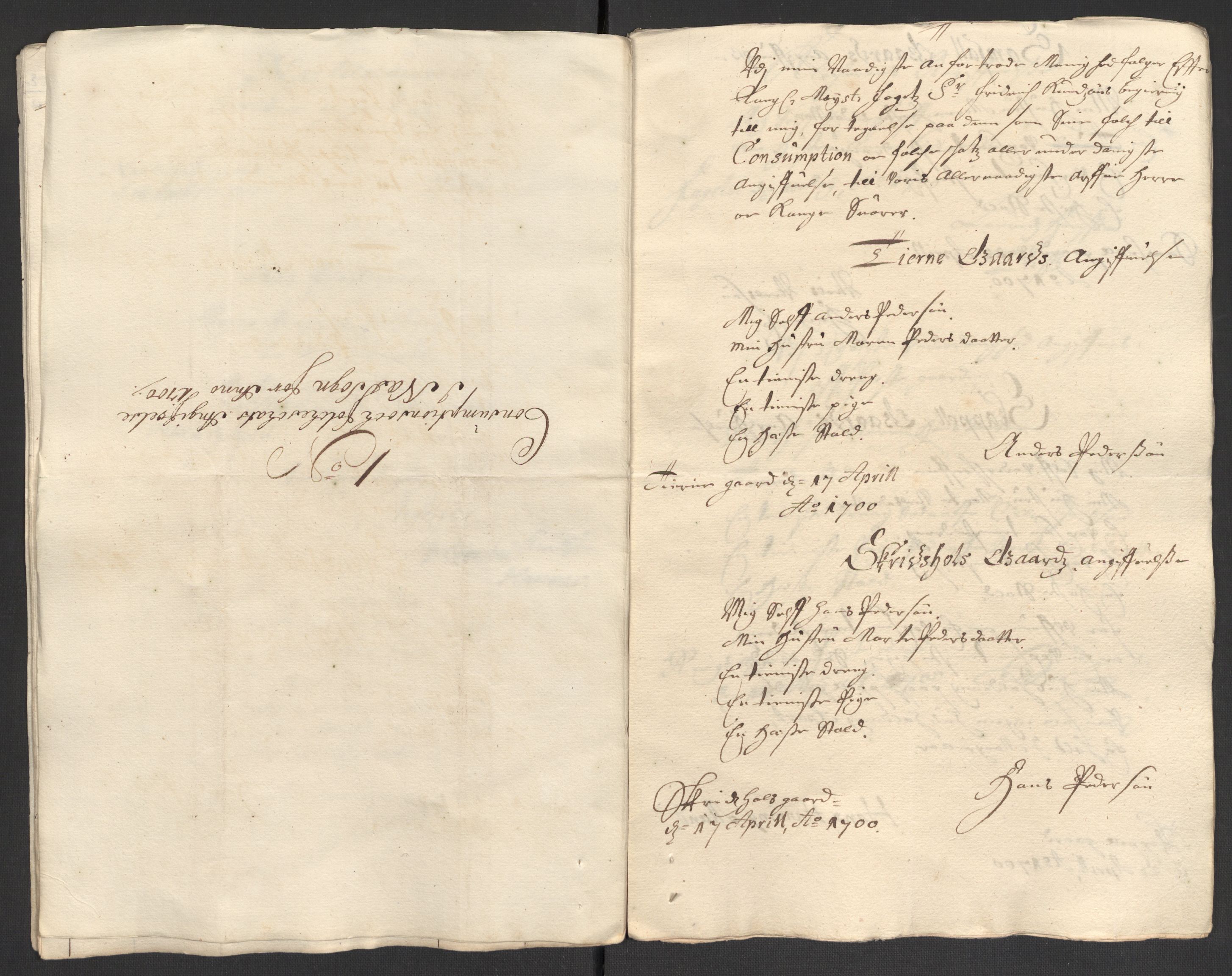 Rentekammeret inntil 1814, Reviderte regnskaper, Fogderegnskap, AV/RA-EA-4092/R16/L1039: Fogderegnskap Hedmark, 1700, p. 90