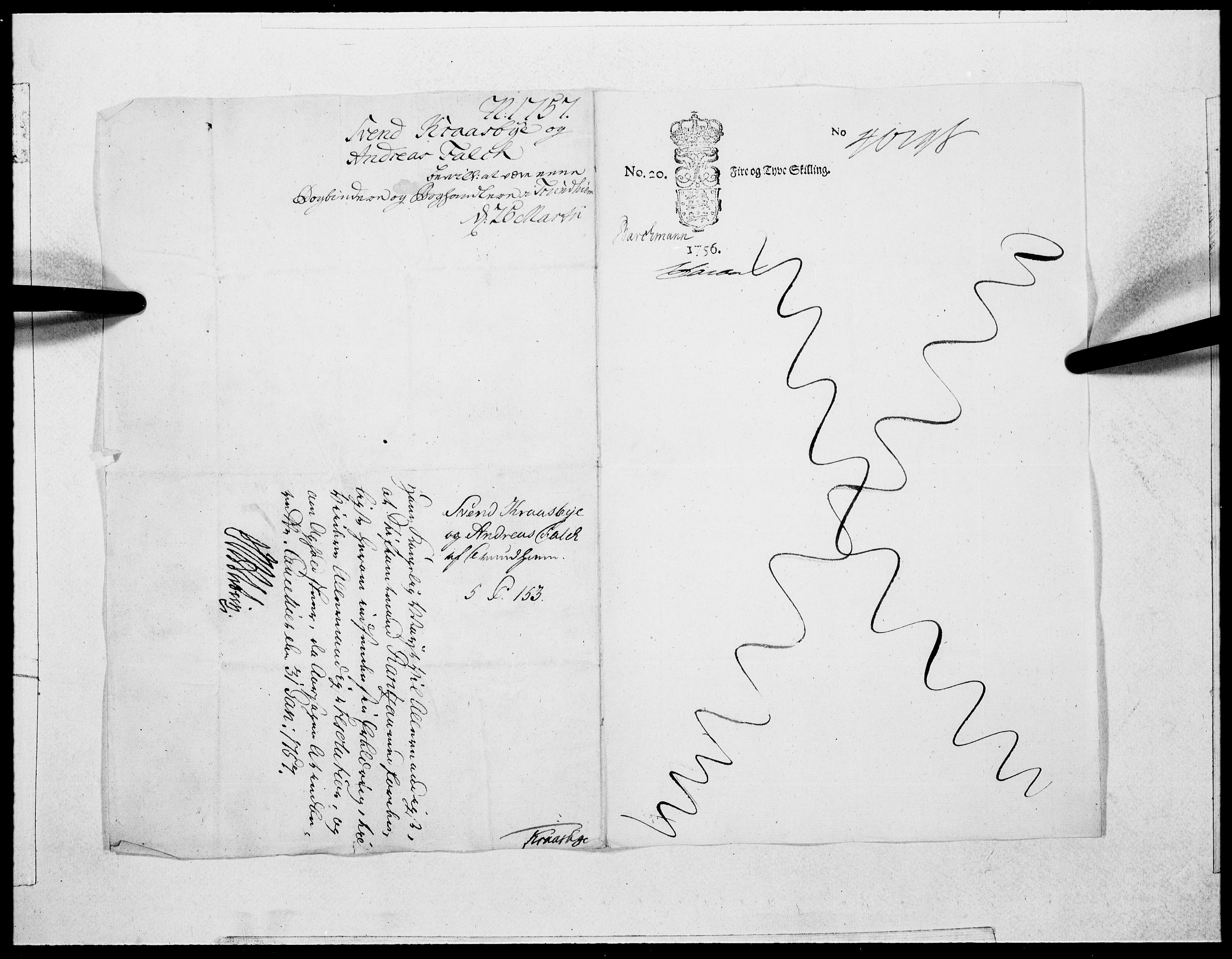 Danske Kanselli 1572-1799, AV/RA-EA-3023/F/Fc/Fcc/Fcca/L0173: Norske innlegg 1572-1799, 1757, p. 156