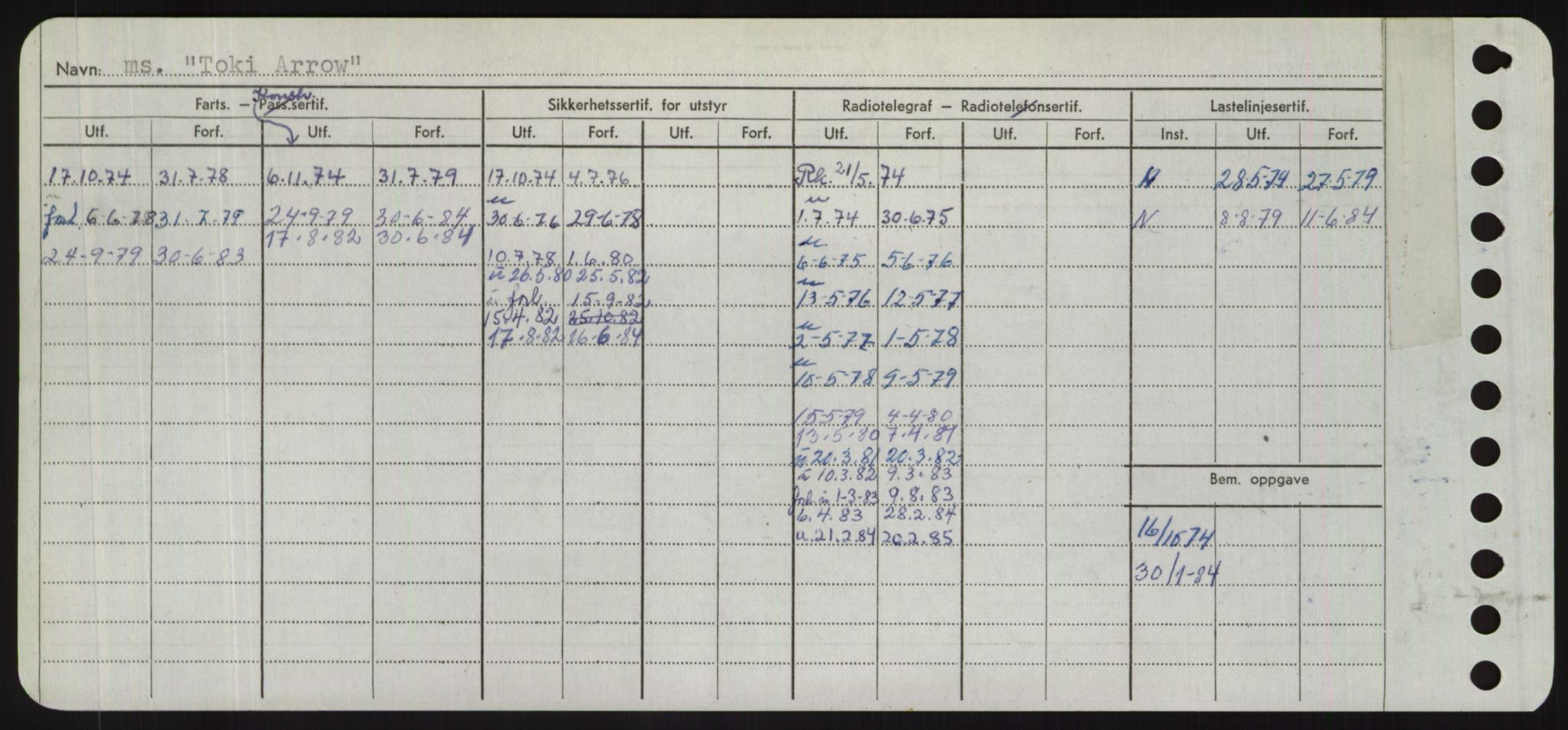 Sjøfartsdirektoratet med forløpere, Skipsmålingen, AV/RA-S-1627/H/Hd/L0039: Fartøy, Ti-Tø, p. 130