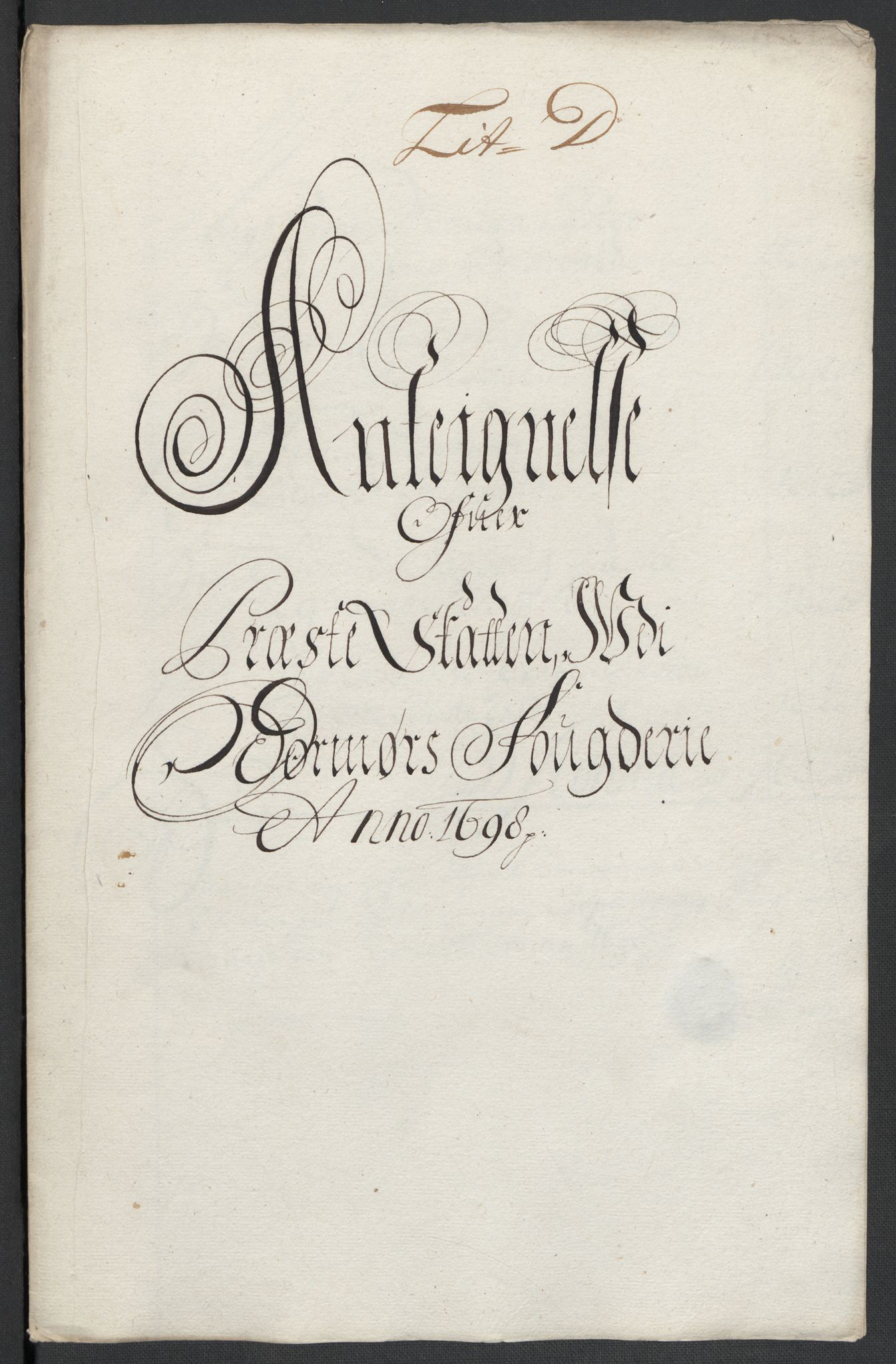 Rentekammeret inntil 1814, Reviderte regnskaper, Fogderegnskap, AV/RA-EA-4092/R56/L3737: Fogderegnskap Nordmøre, 1697-1698, p. 263