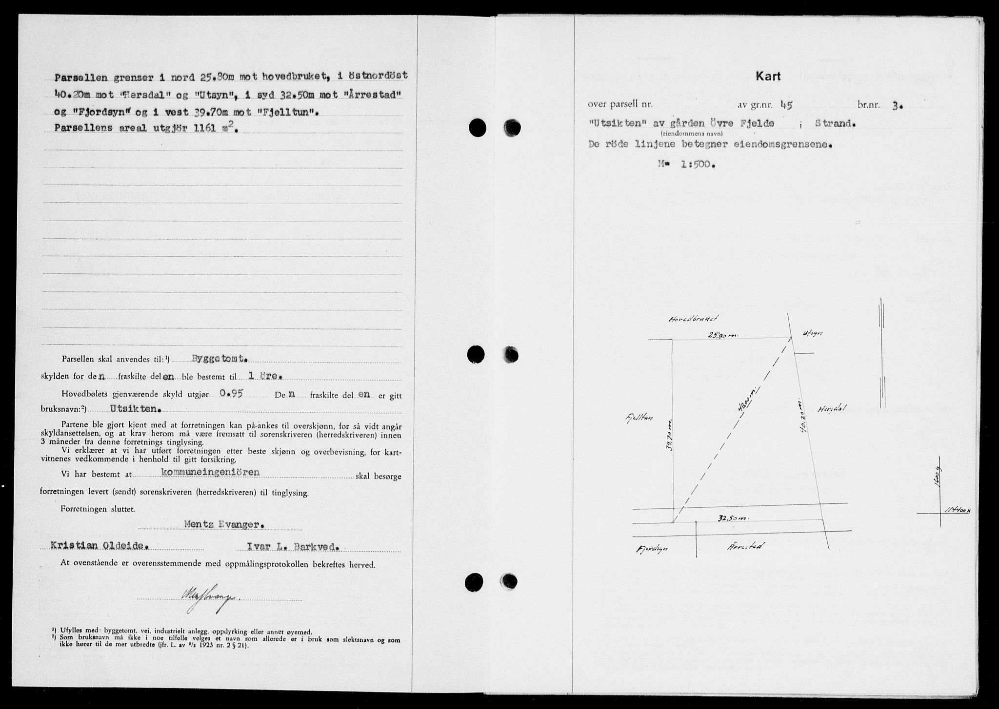 Ryfylke tingrett, SAST/A-100055/001/II/IIB/L0134: Mortgage book no. 113, 1956-1956, Diary no: : 1157/1956