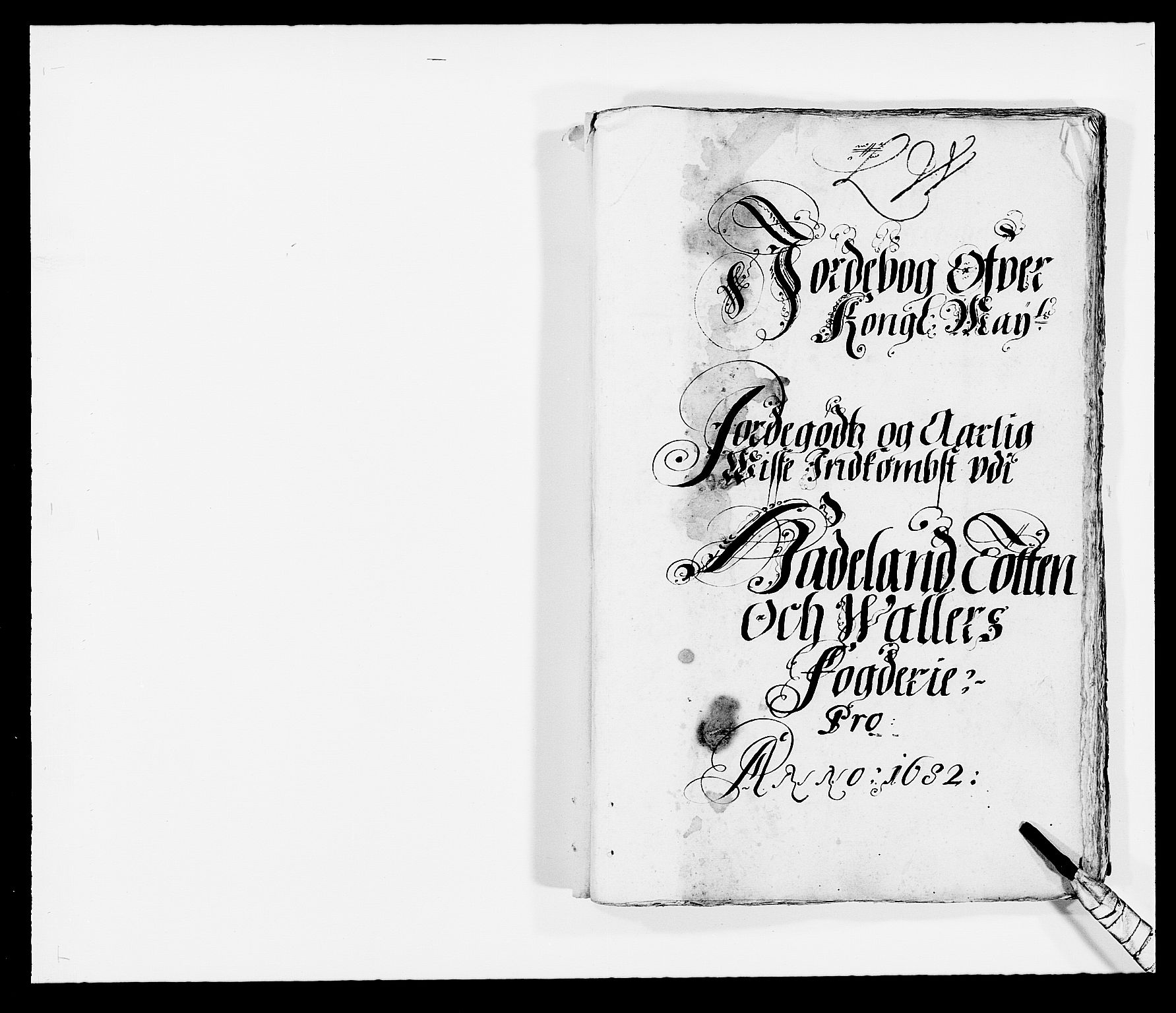 Rentekammeret inntil 1814, Reviderte regnskaper, Fogderegnskap, AV/RA-EA-4092/R18/L1280: Fogderegnskap Hadeland, Toten og Valdres, 1682, p. 1
