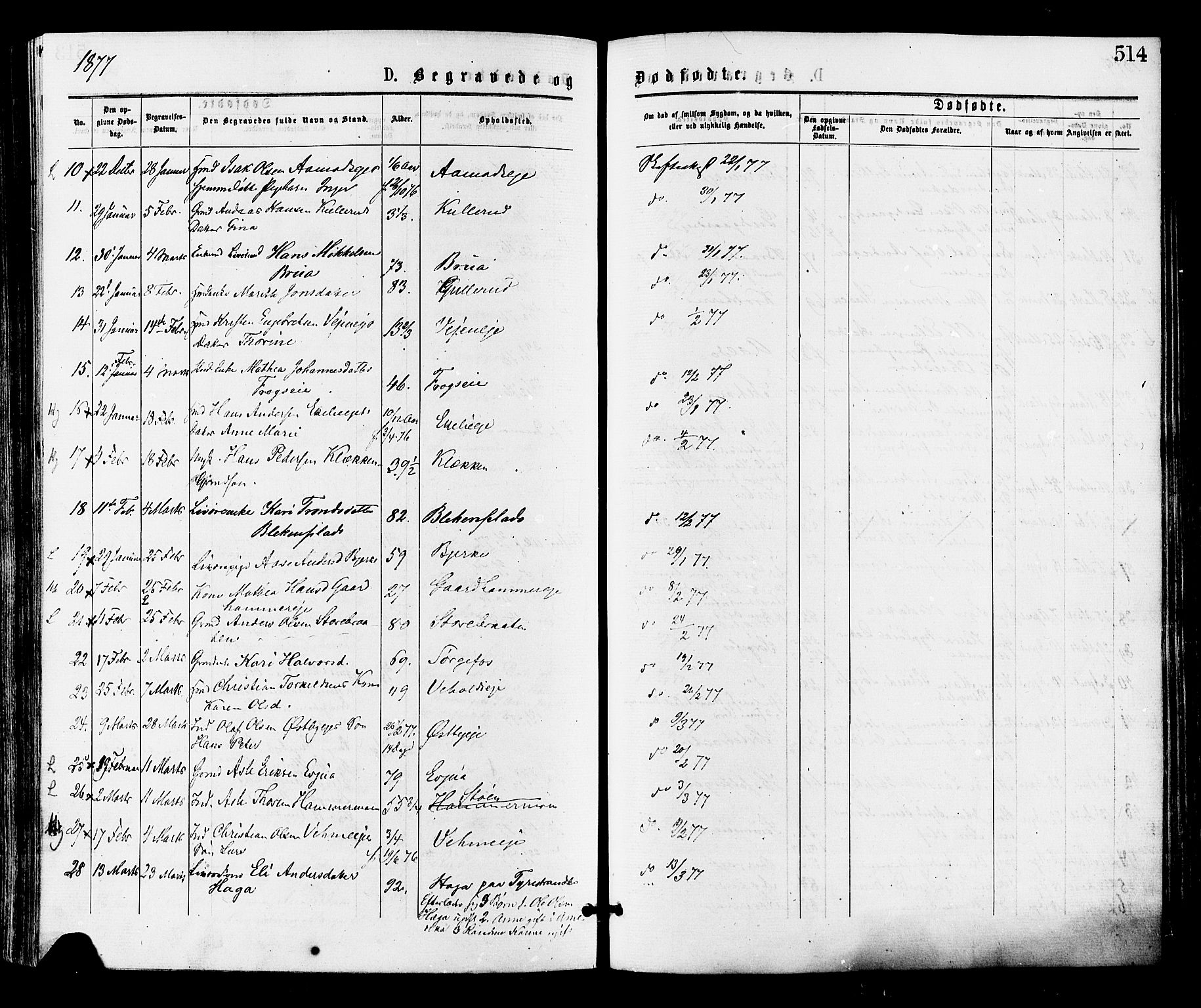 Norderhov kirkebøker, AV/SAKO-A-237/F/Fa/L0015: Parish register (official) no. 15, 1875-1884, p. 514