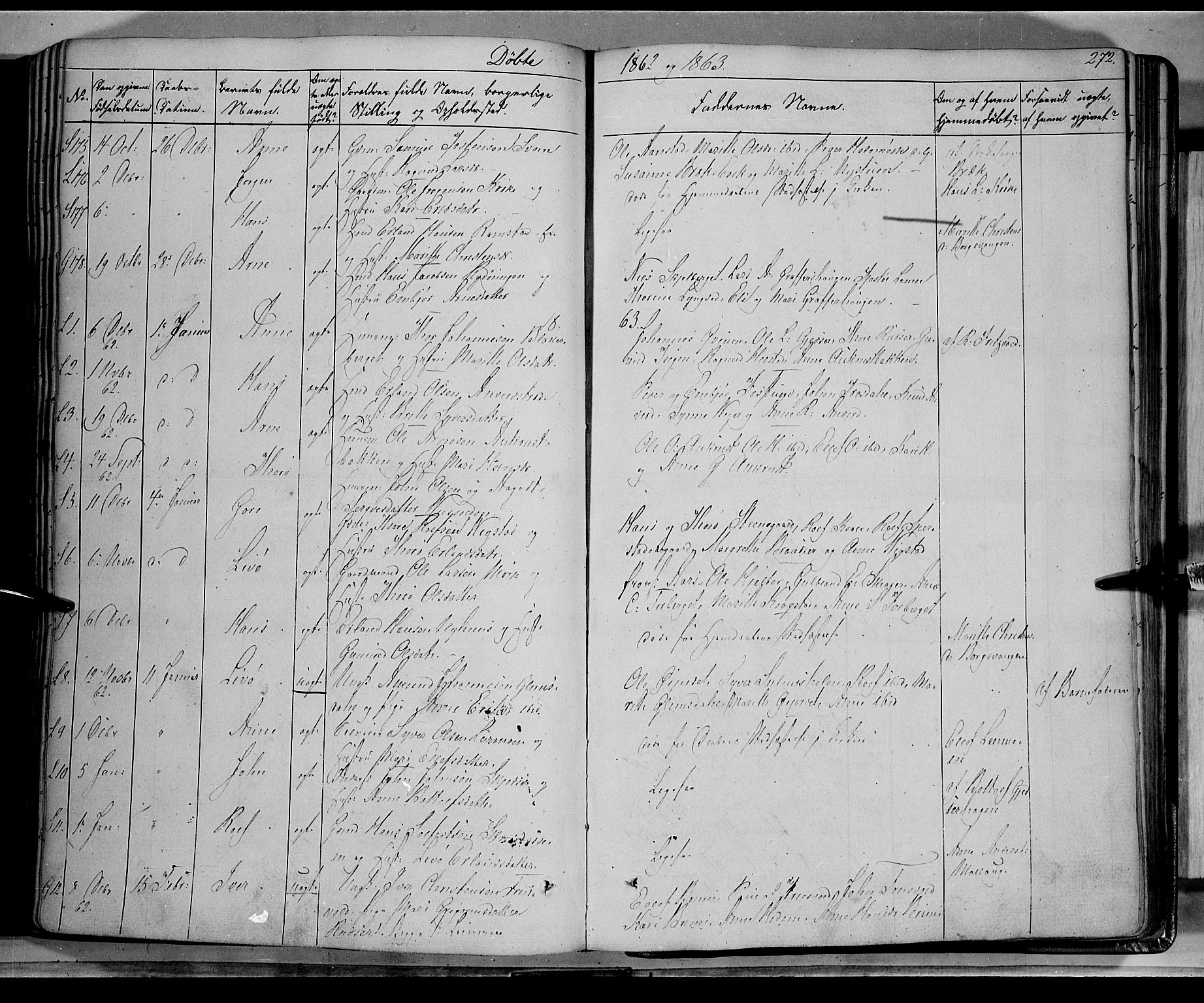 Lom prestekontor, SAH/PREST-070/K/L0006: Parish register (official) no. 6A, 1837-1863, p. 272