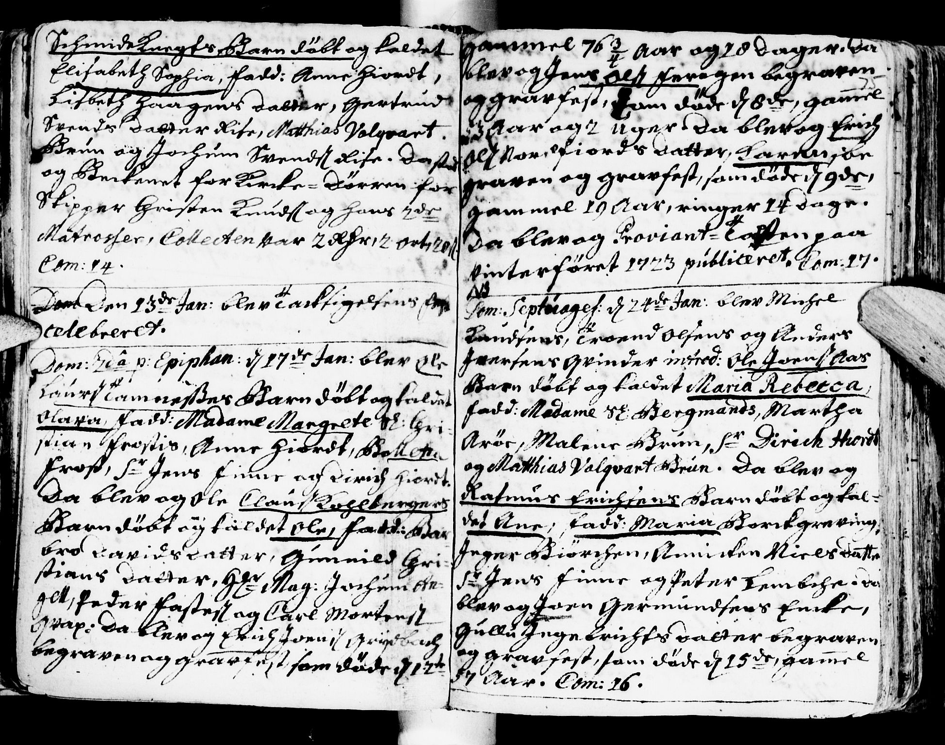 Ministerialprotokoller, klokkerbøker og fødselsregistre - Sør-Trøndelag, SAT/A-1456/681/L0924: Parish register (official) no. 681A02, 1720-1731, p. 74-75