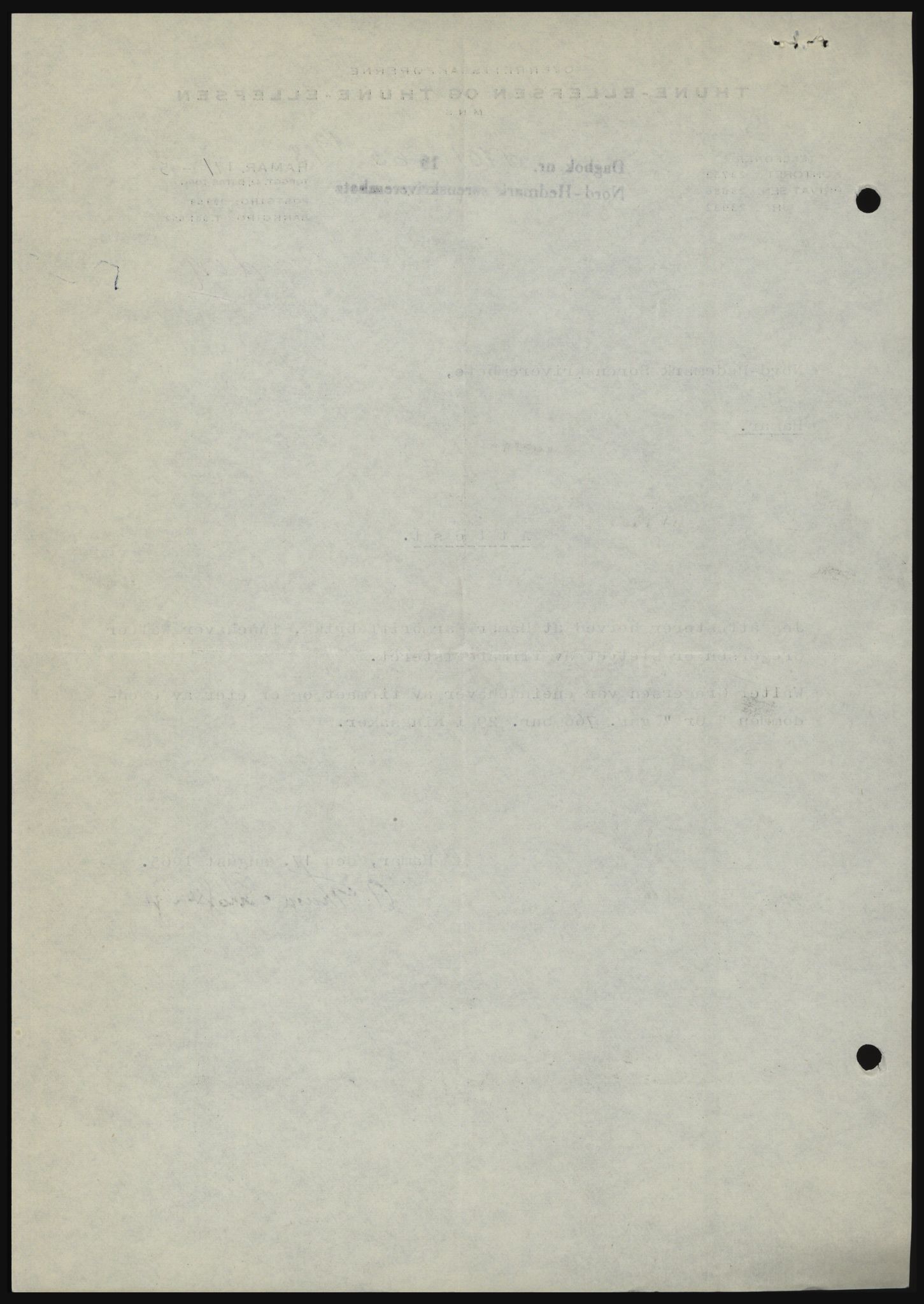 Nord-Hedmark sorenskriveri, SAH/TING-012/H/Hc/L0022: Mortgage book no. 22, 1965-1965, Diary no: : 3701/1965