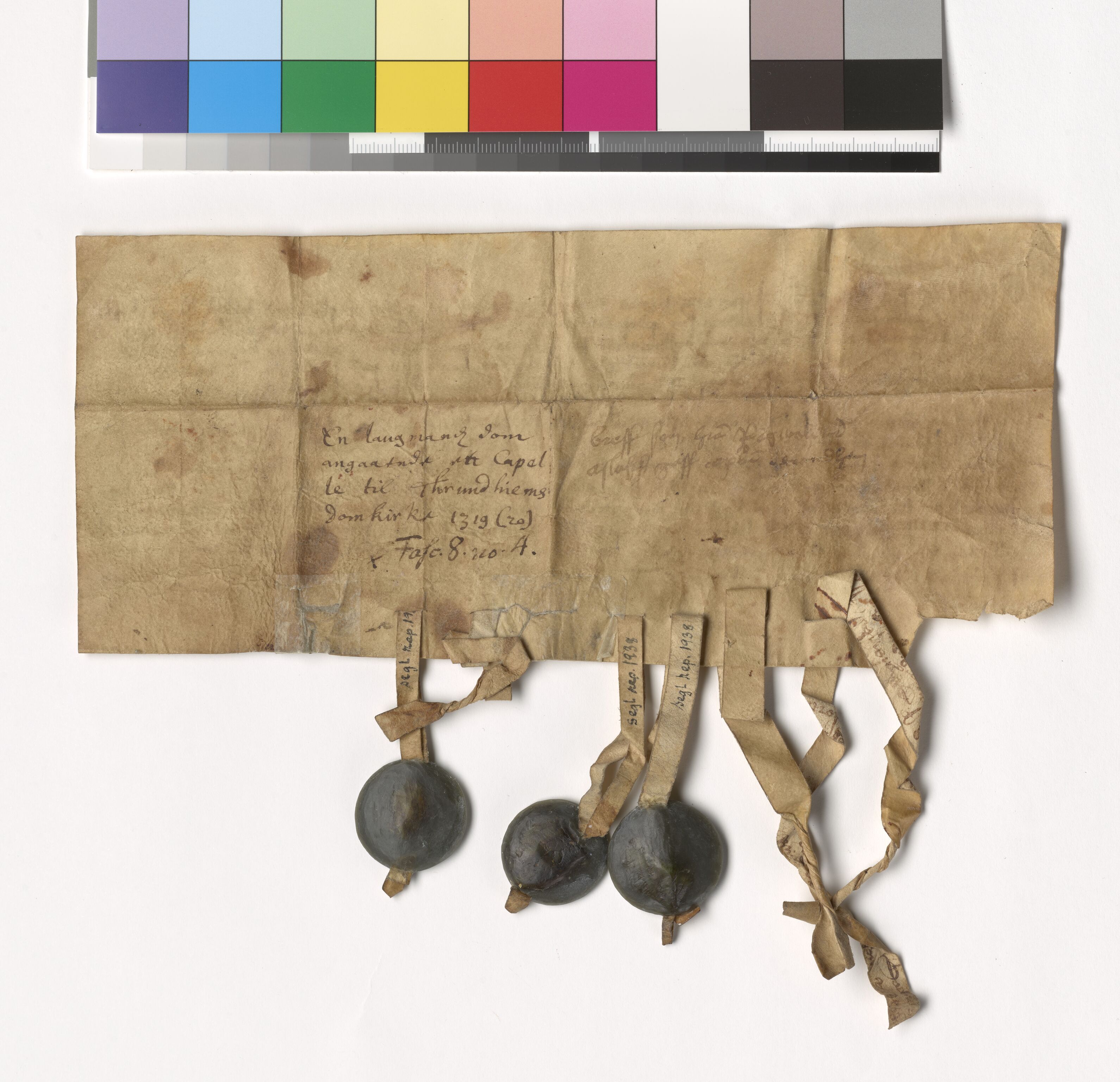 Riksarkivets diplomsamling, AV/RA-EA-5965/F05/L0028: NRA AM fasc. 8 nr. 1a-6, 1315-1324, p. 19