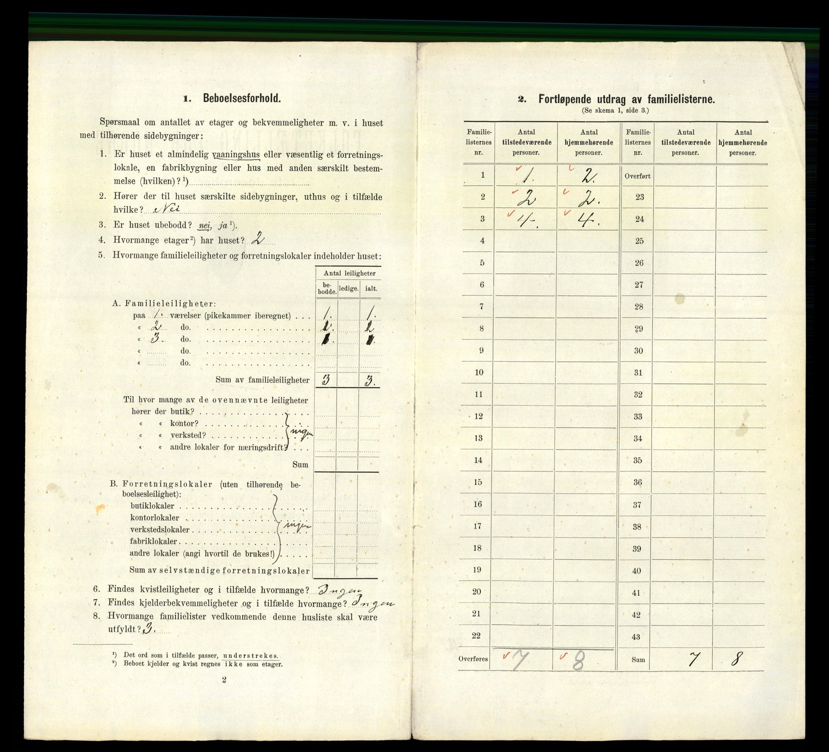 RA, 1910 census for Kristiansand, 1910, p. 7905