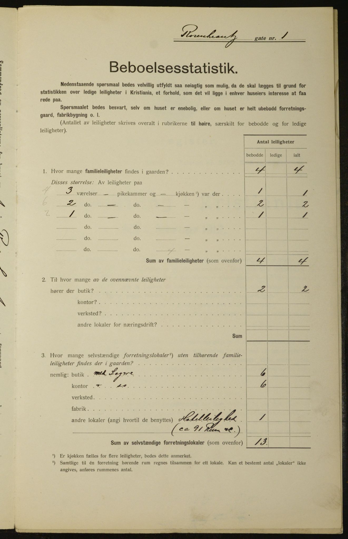 OBA, Municipal Census 1912 for Kristiania, 1912, p. 83985