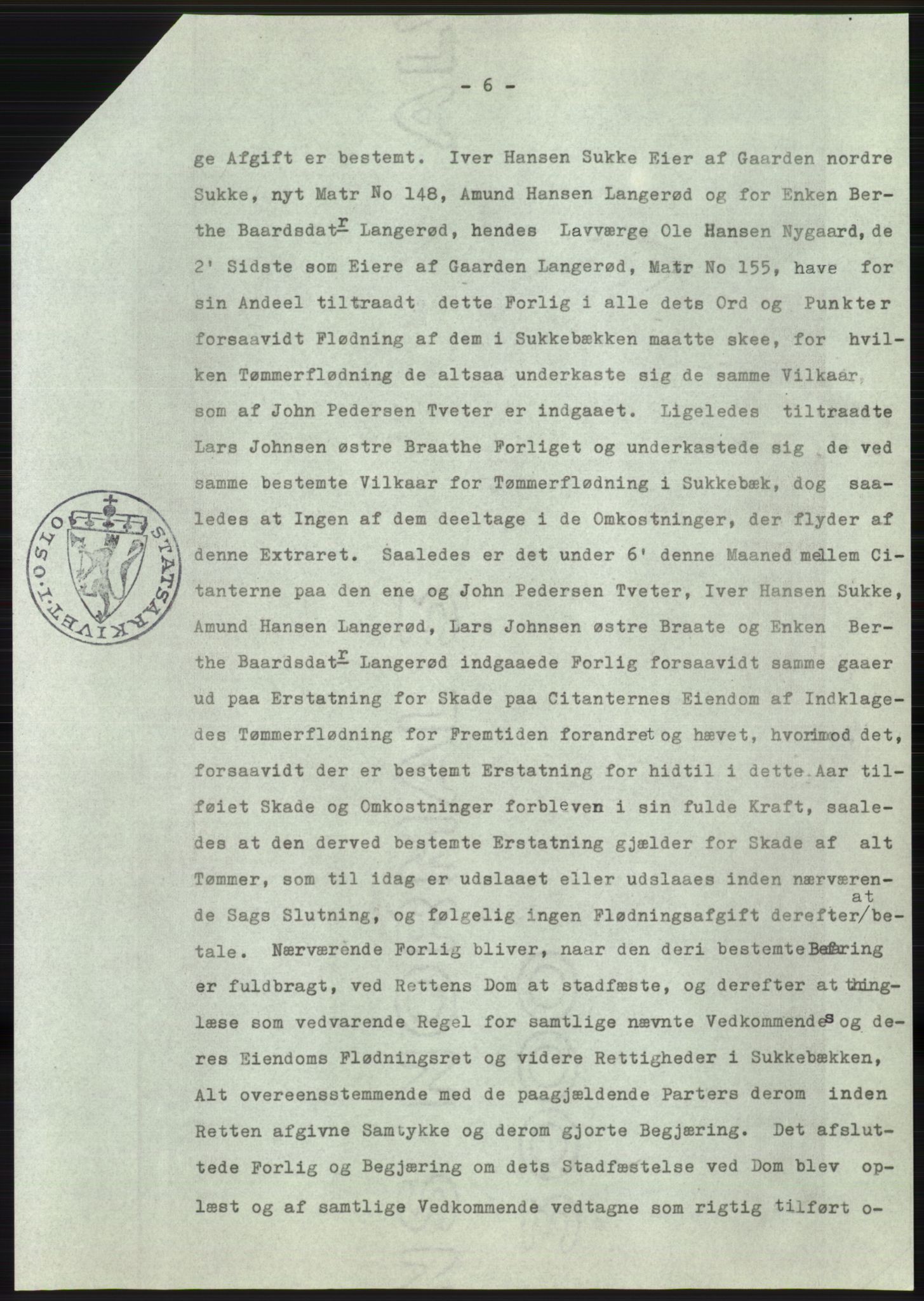 Statsarkivet i Oslo, AV/SAO-A-10621/Z/Zd/L0025: Avskrifter, j.nr 37-1147/1967, 1967, p. 219