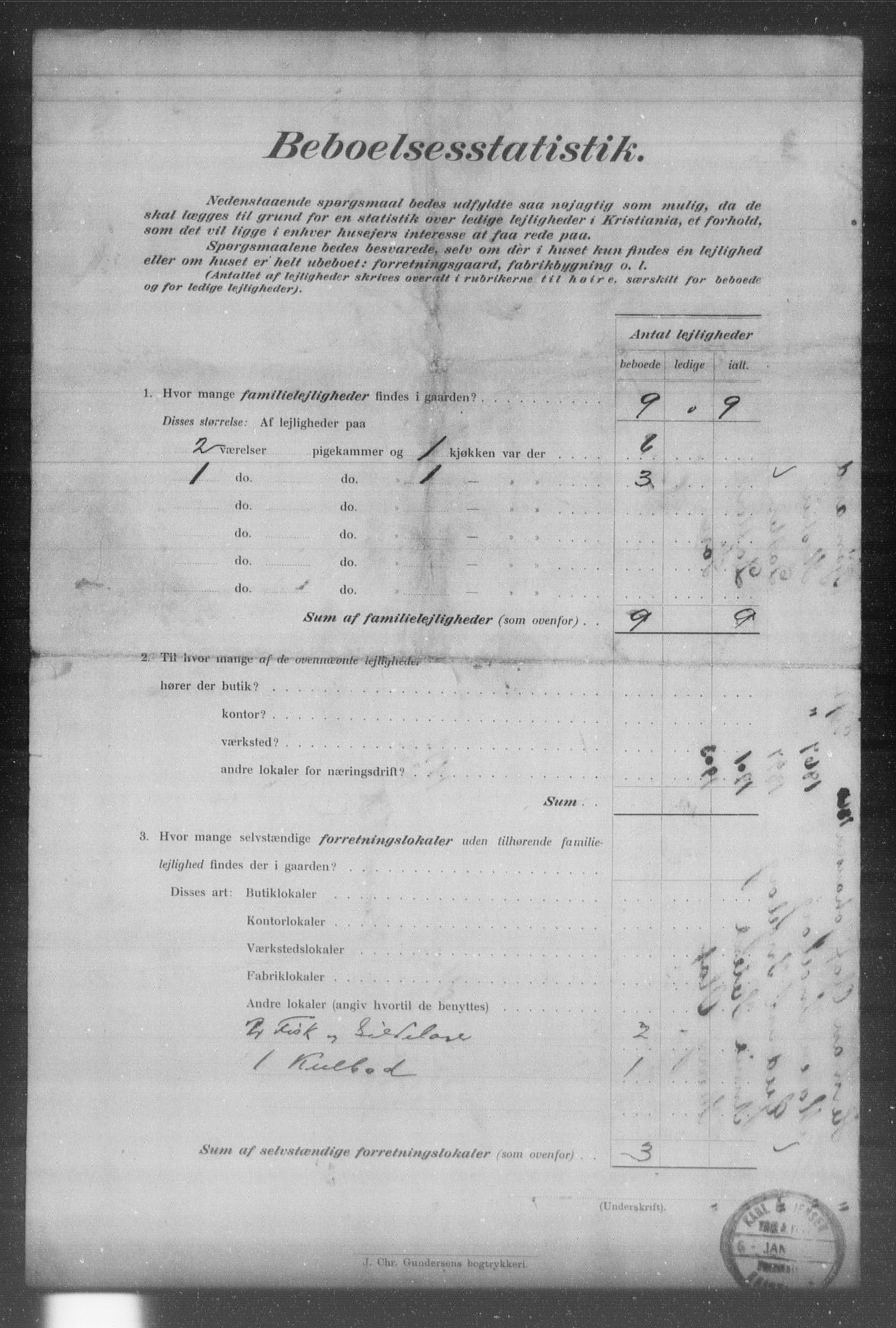 OBA, Municipal Census 1903 for Kristiania, 1903, p. 11863