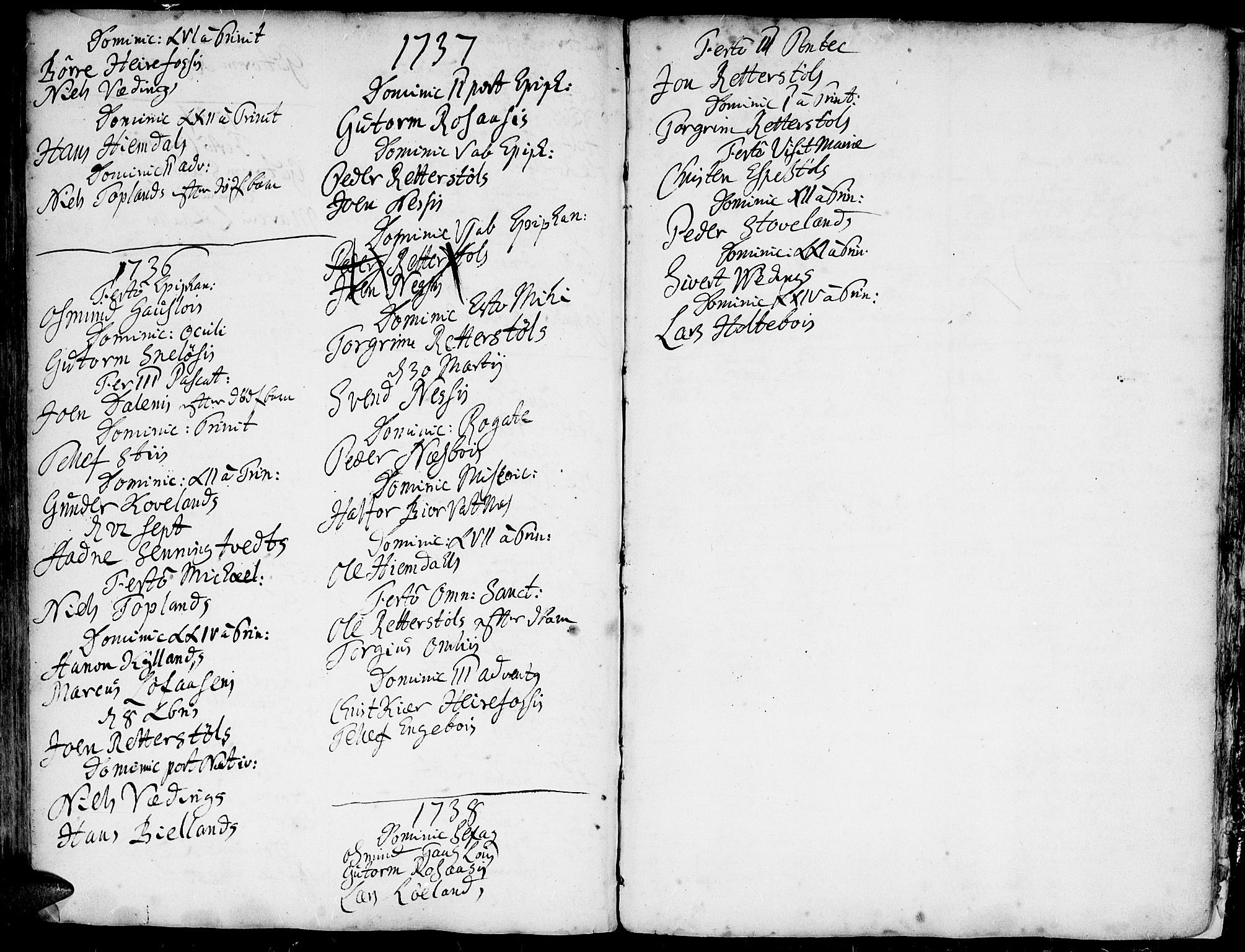 Hommedal sokneprestkontor, AV/SAK-1111-0023/F/Fa/Fab/L0001: Parish register (official) no. A 1 /3, 1690-1738