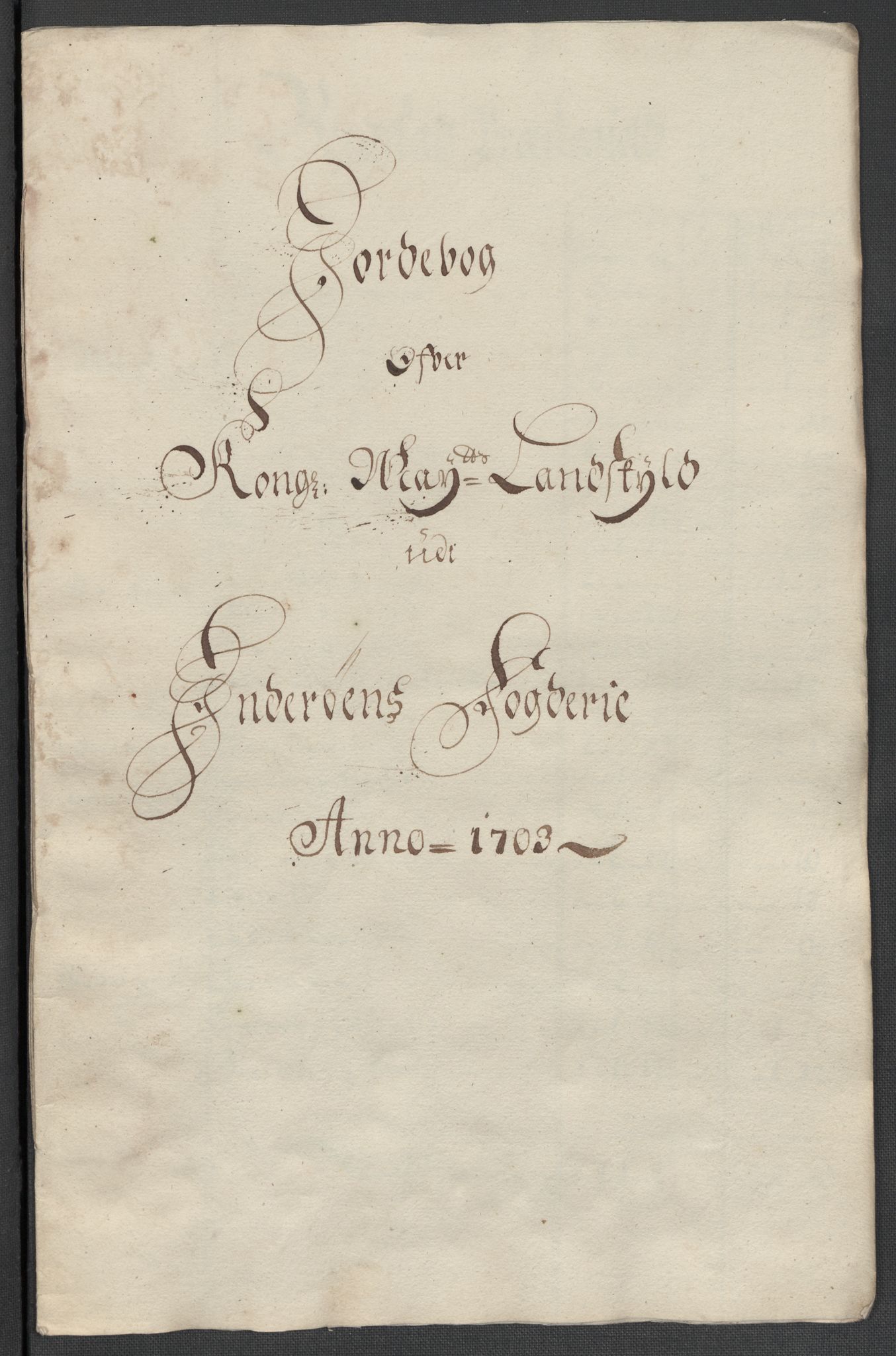 Rentekammeret inntil 1814, Reviderte regnskaper, Fogderegnskap, AV/RA-EA-4092/R63/L4313: Fogderegnskap Inderøy, 1703-1704, p. 175