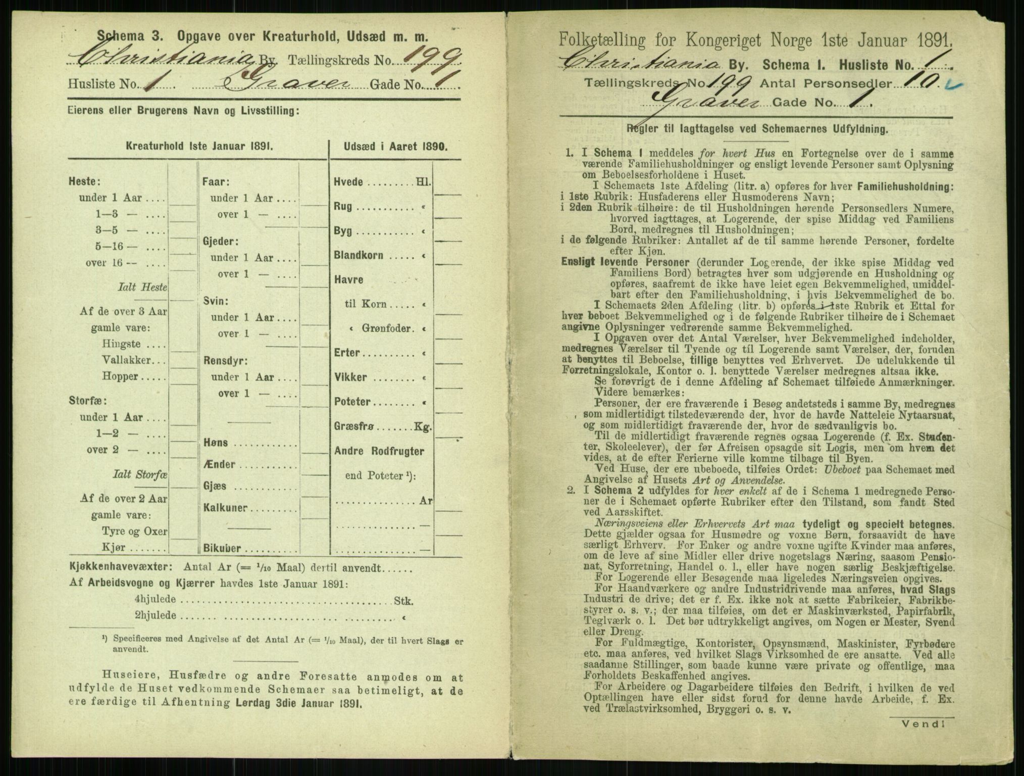 RA, 1891 census for 0301 Kristiania, 1891, p. 119686