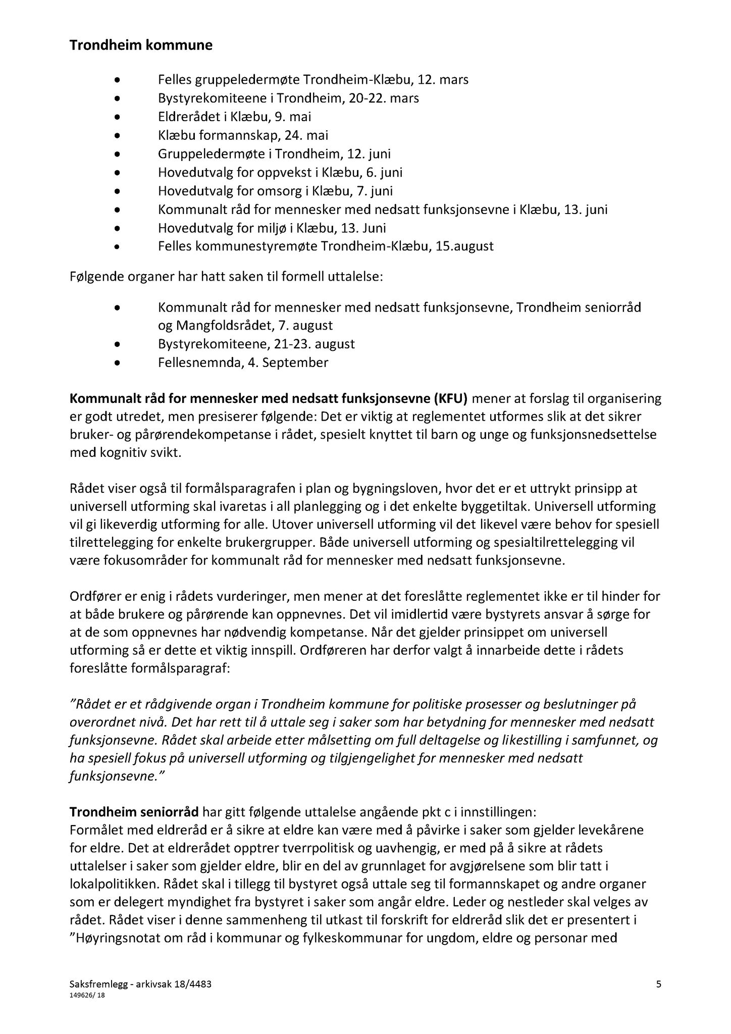 Klæbu Kommune, TRKO/KK/05-UOm/L009: Utvalg for omsorg - Møtedokumenter, 2018, p. 166