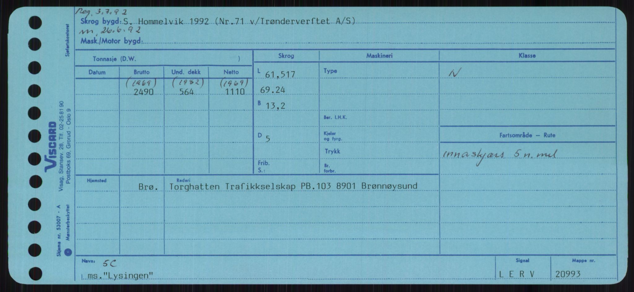 Sjøfartsdirektoratet med forløpere, Skipsmålingen, AV/RA-S-1627/H/Ha/L0003/0002: Fartøy, Hilm-Mar / Fartøy, Kom-Mar, p. 753