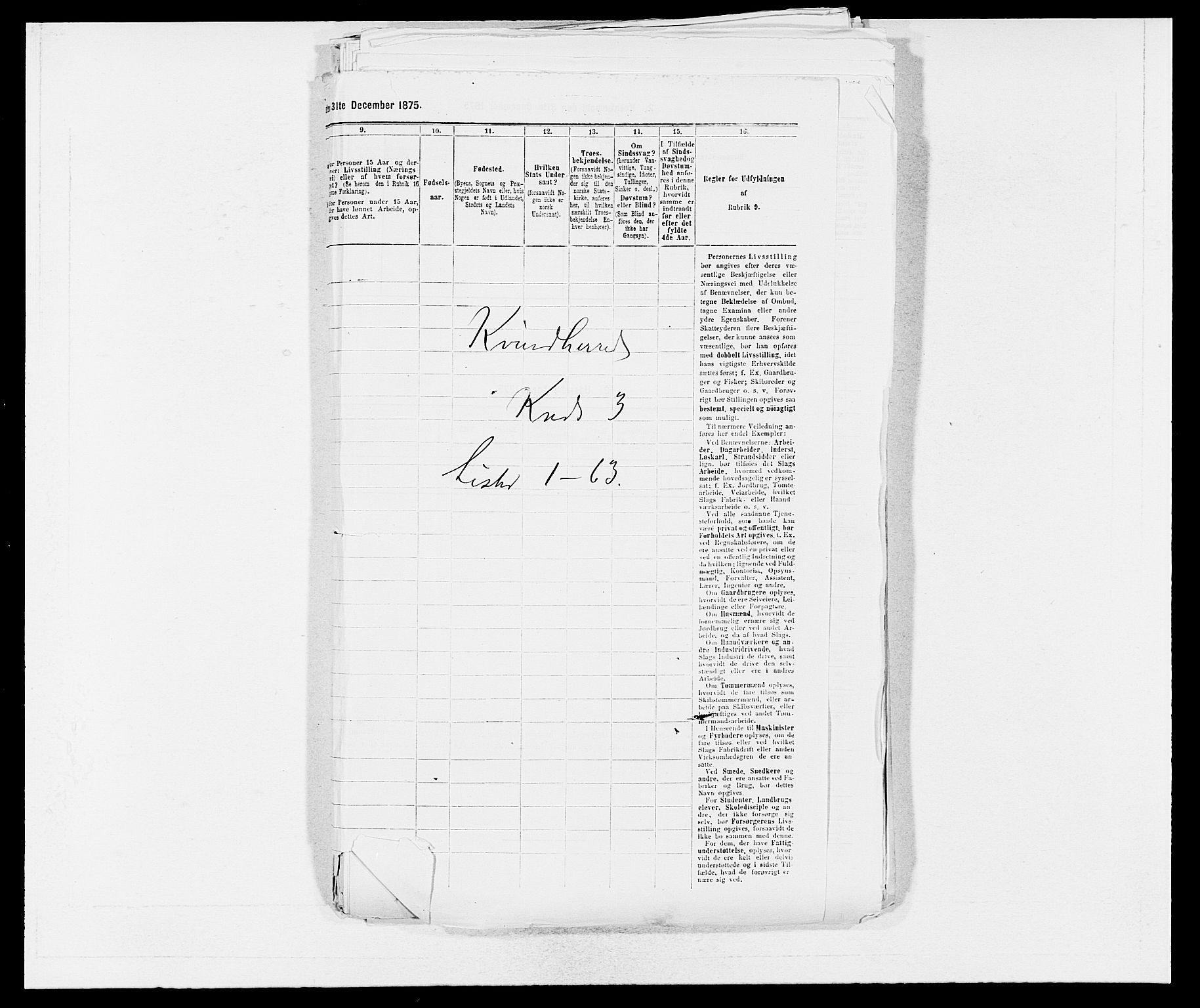SAB, 1875 census for 1224P Kvinnherad, 1875, p. 244