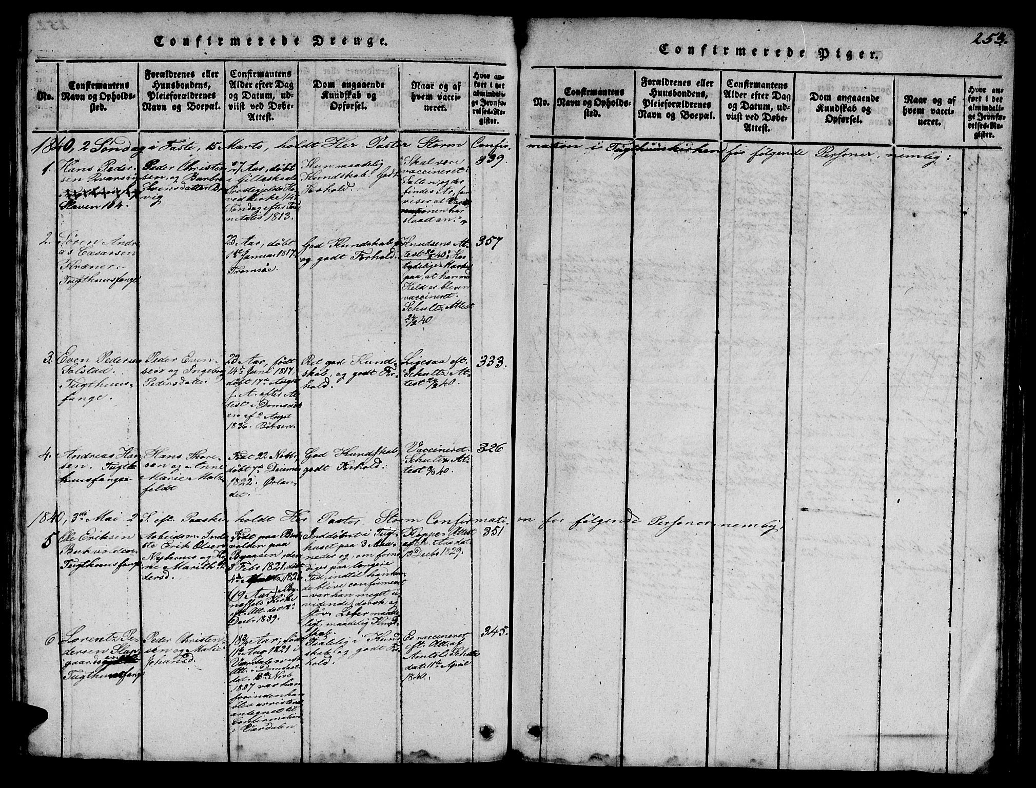 Ministerialprotokoller, klokkerbøker og fødselsregistre - Sør-Trøndelag, SAT/A-1456/623/L0478: Parish register (copy) no. 623C01, 1815-1873, p. 253