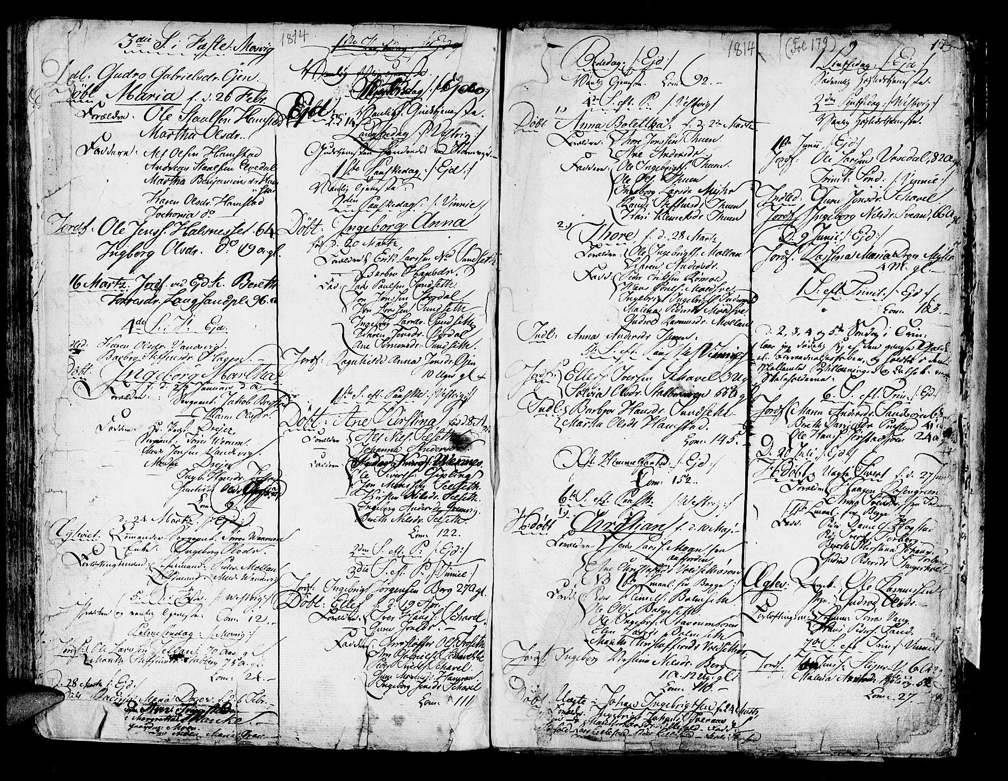 Ministerialprotokoller, klokkerbøker og fødselsregistre - Nord-Trøndelag, AV/SAT-A-1458/722/L0216: Parish register (official) no. 722A03, 1756-1816, p. 179