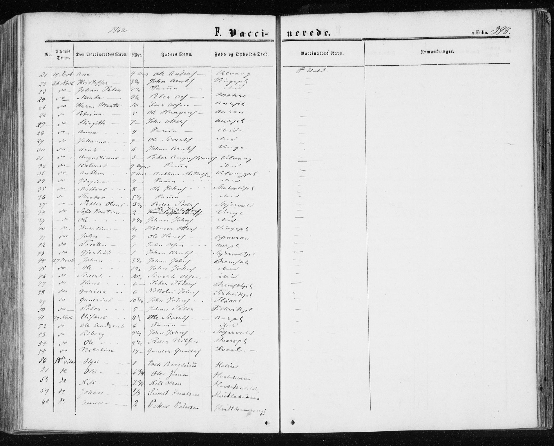 Ministerialprotokoller, klokkerbøker og fødselsregistre - Nord-Trøndelag, SAT/A-1458/709/L0075: Parish register (official) no. 709A15, 1859-1870, p. 398