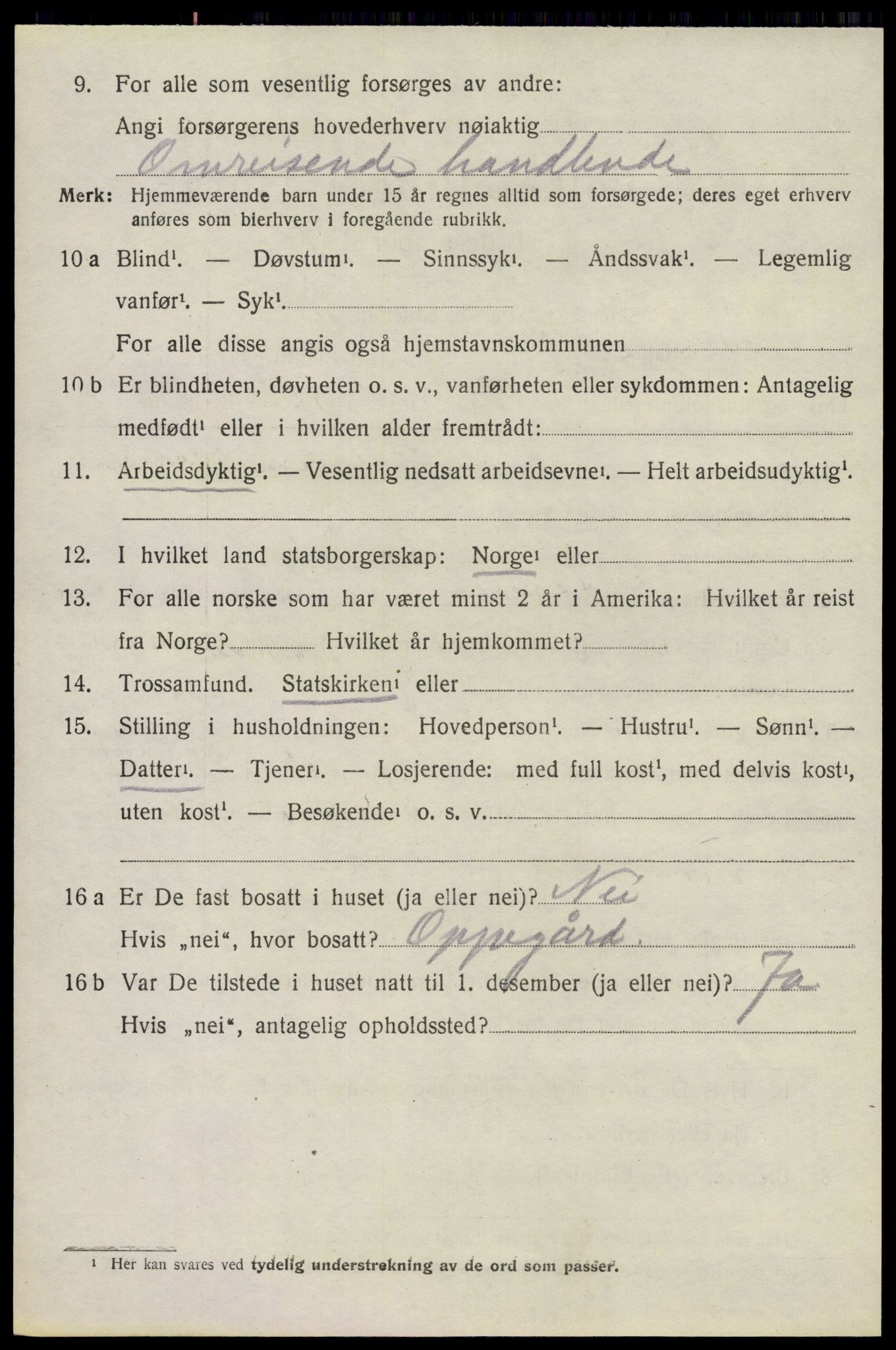 SAO, 1920 census for Eidsvoll, 1920, p. 13318